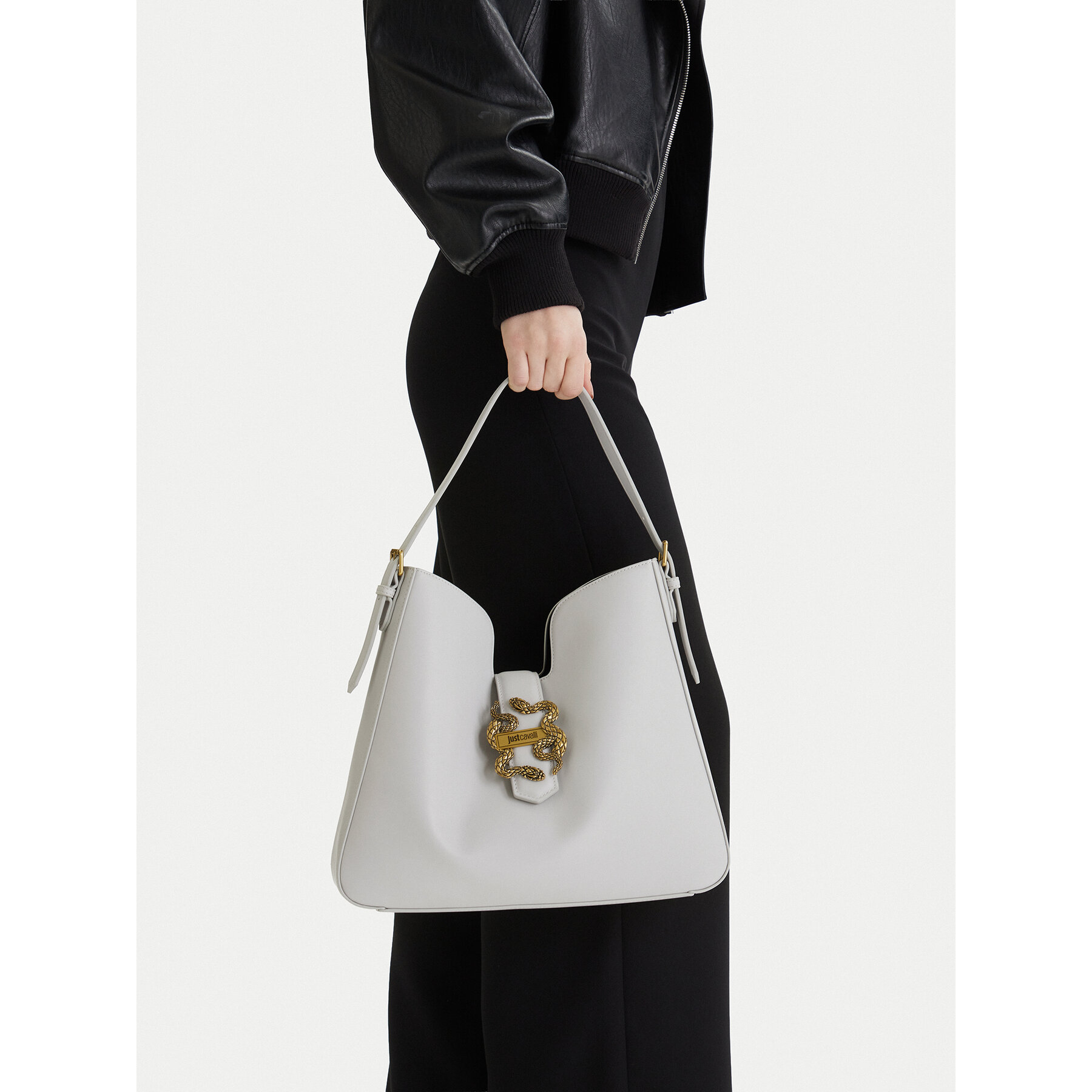 Geantă Just Cavalli 80RA4BA3 ZSA89 Gri