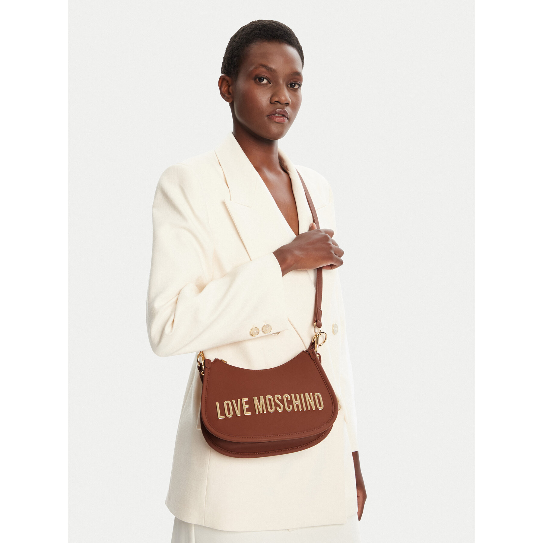 Ročna torba LOVE MOSCHINO JC4027PP1NKD0312 Rjava