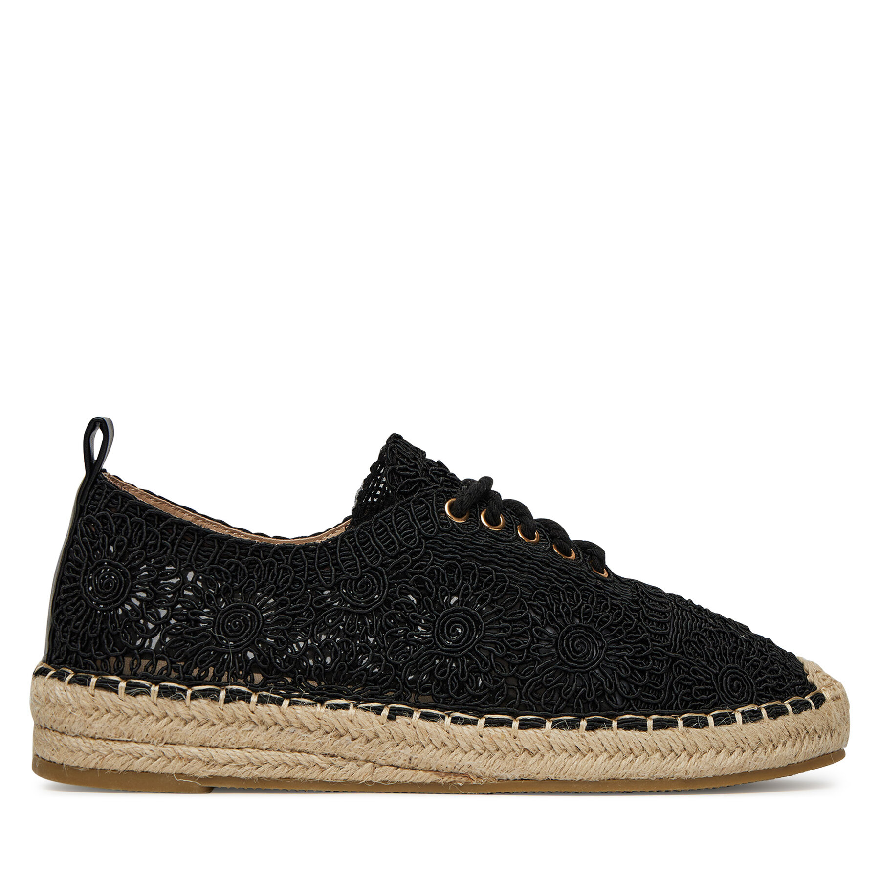 DeeZee Dámske Espadrilky, Rozmer: 37, Čierna, 3H33549-1