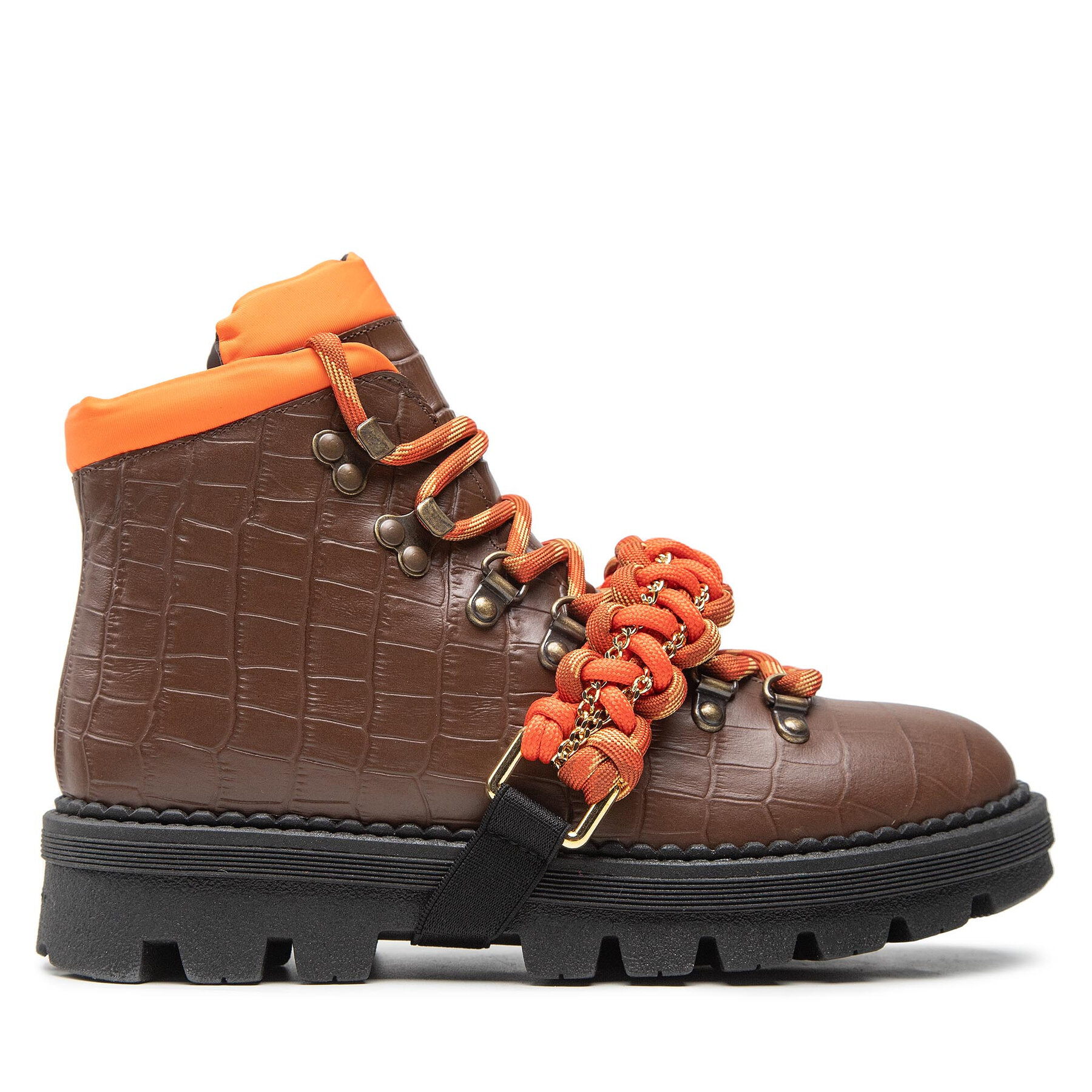 Bakancs Pinko Zenzero Scarpa AI 22-23 BLKS1 1H2134 A07K Barna