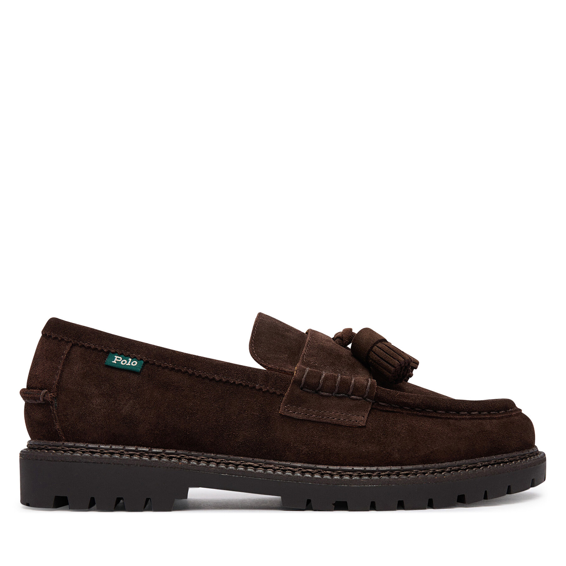 Loaferice Polo Ralph Lauren Jett Tas Penny 803P15862002 Tamno smeđa