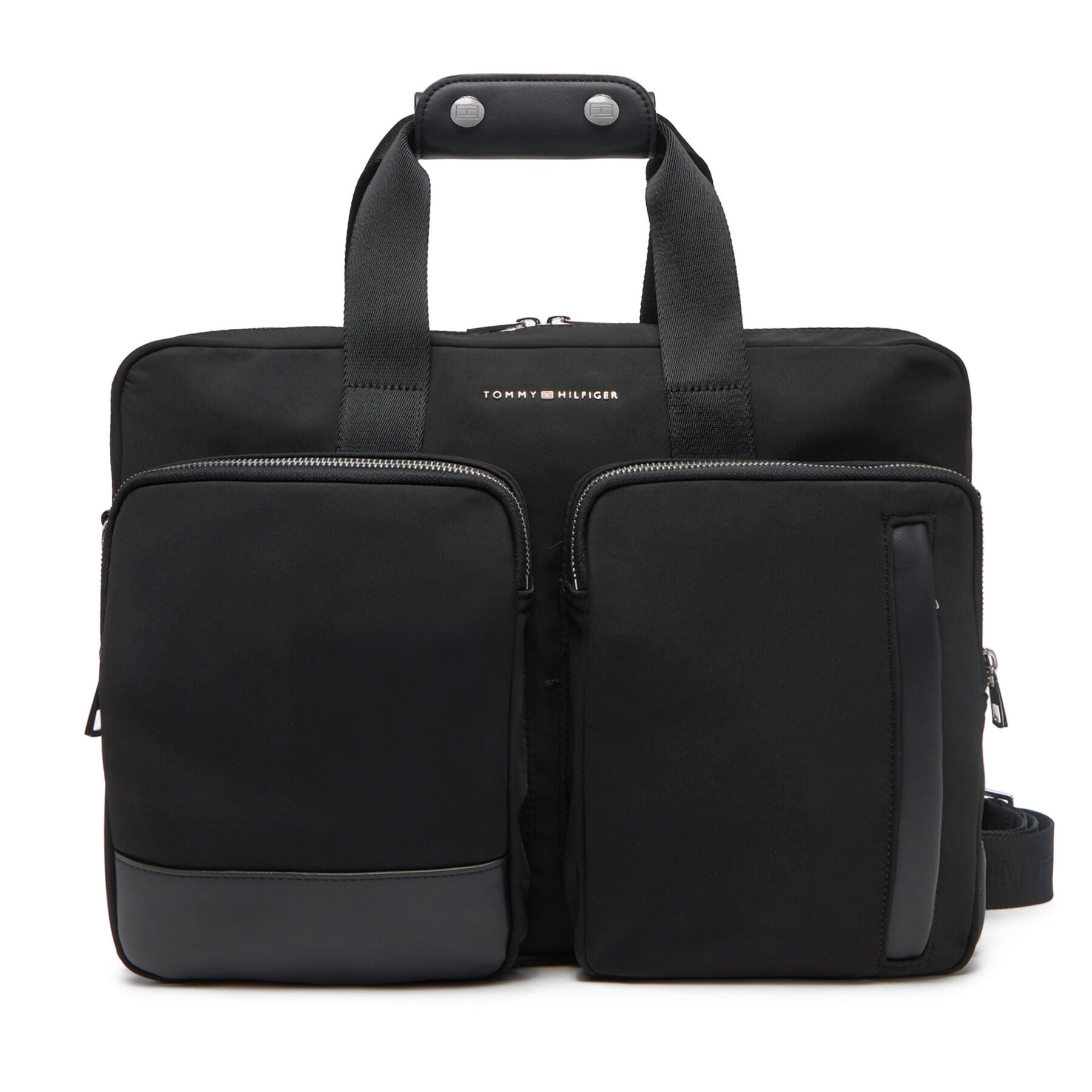Taška na laptop Tommy Hilfiger Th Business Nylon Computer Bag AM0AM13191 Čierna