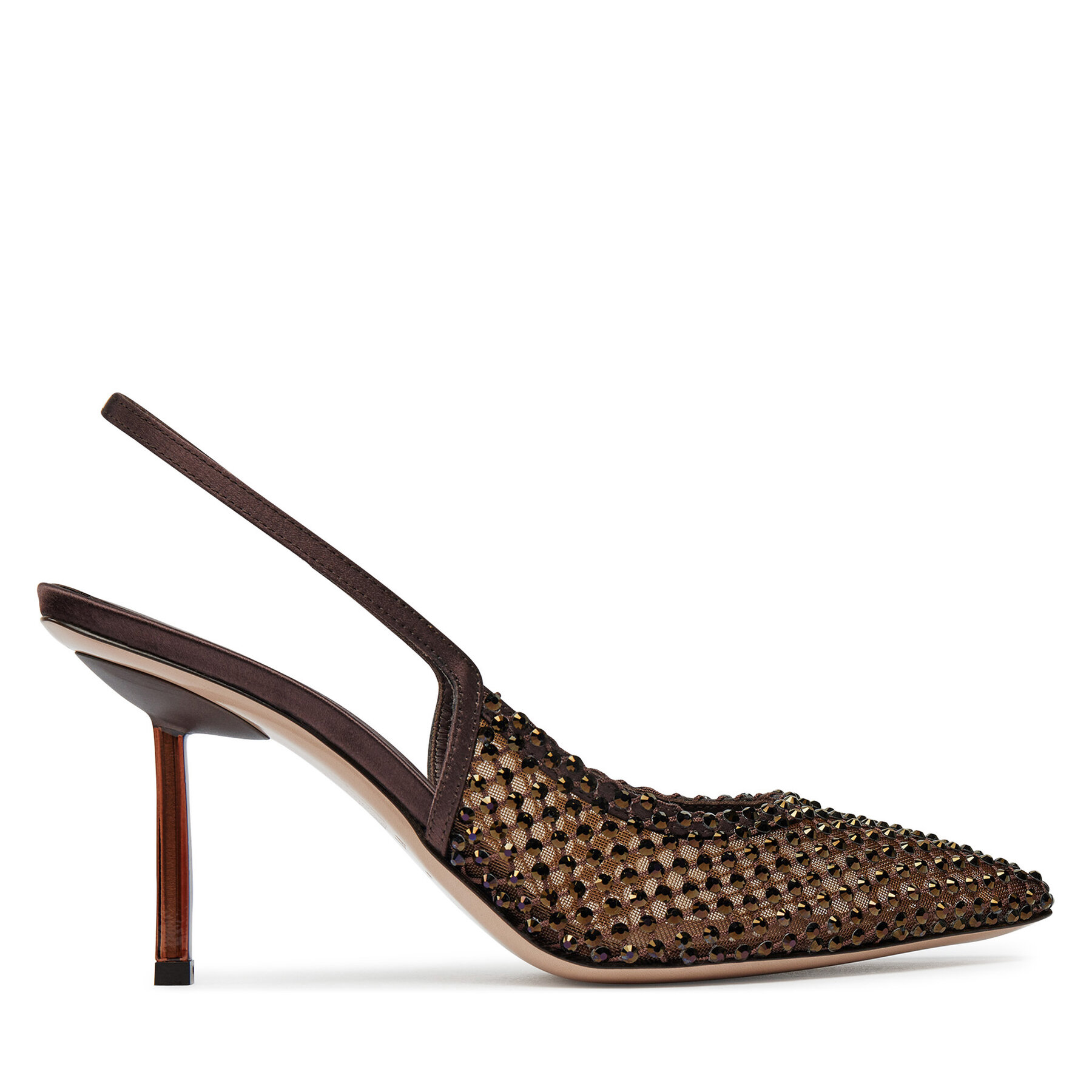 Scarpe stiletto Le Silla Chanel Gilda Stocking 2299U080P1PPSAS748 Marrone