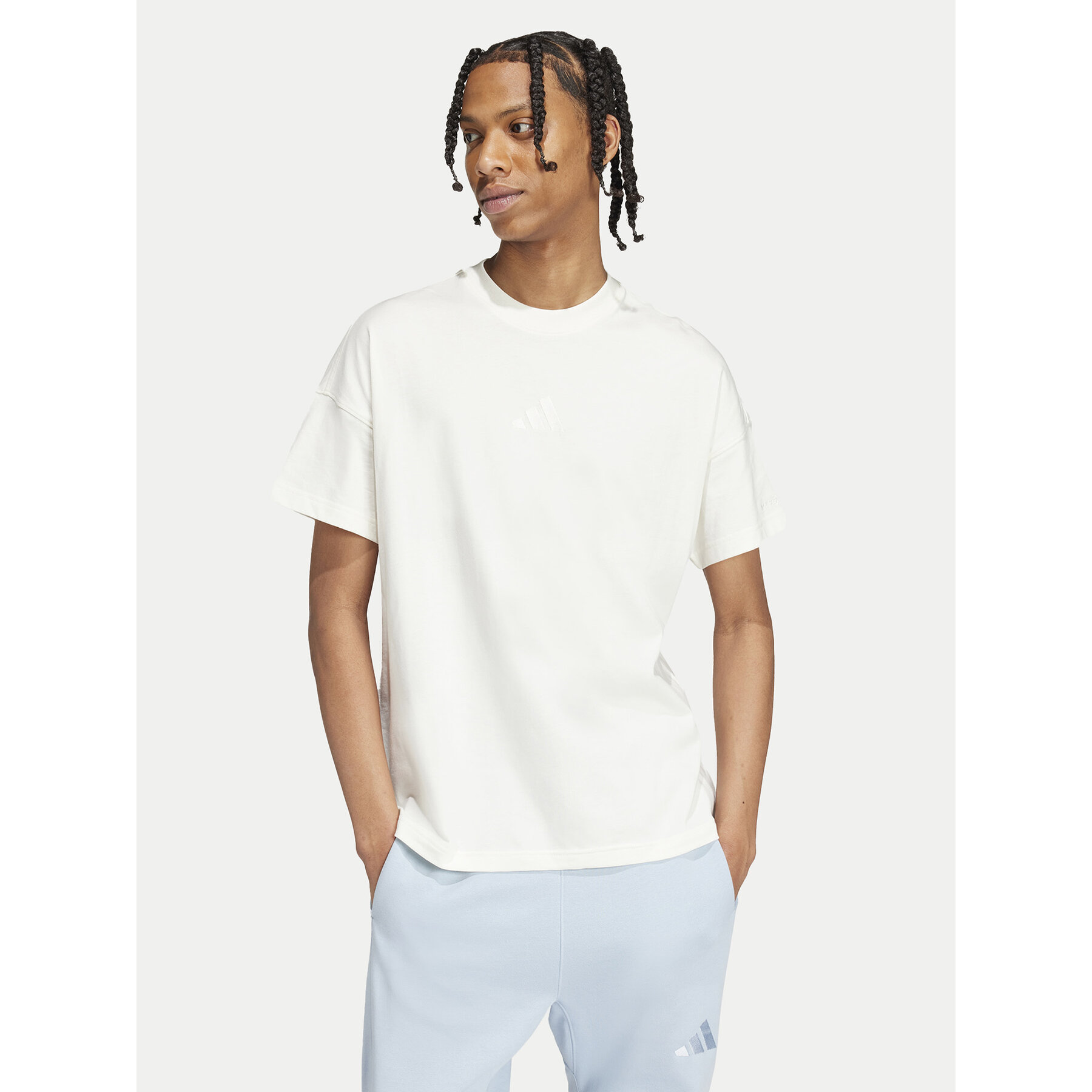 adidas T-Shirt ALL SZN IV5217 Λευκό Loose Fit