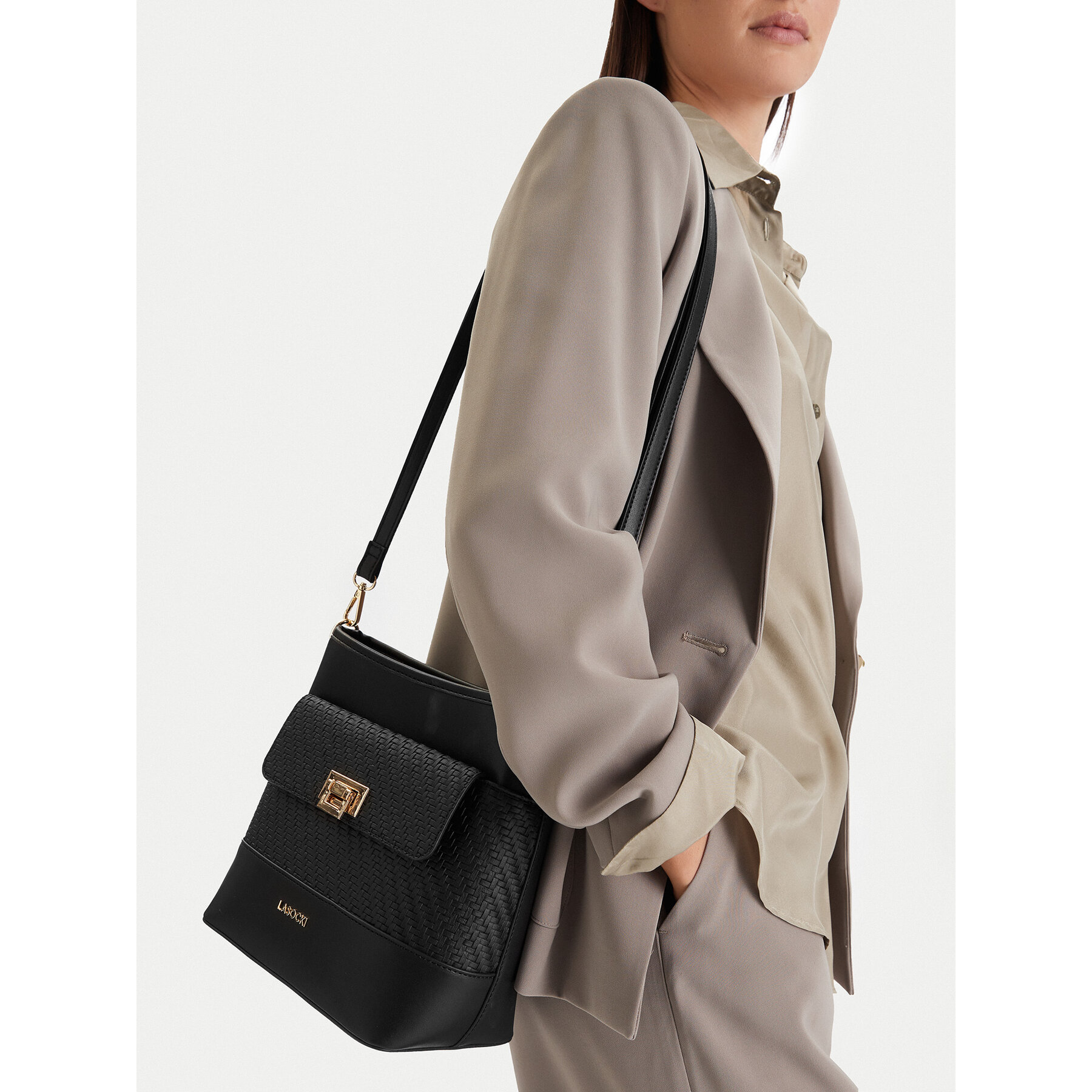 Τσάντα Lasocki CEO-LSK-M-003-07 Μαύρο