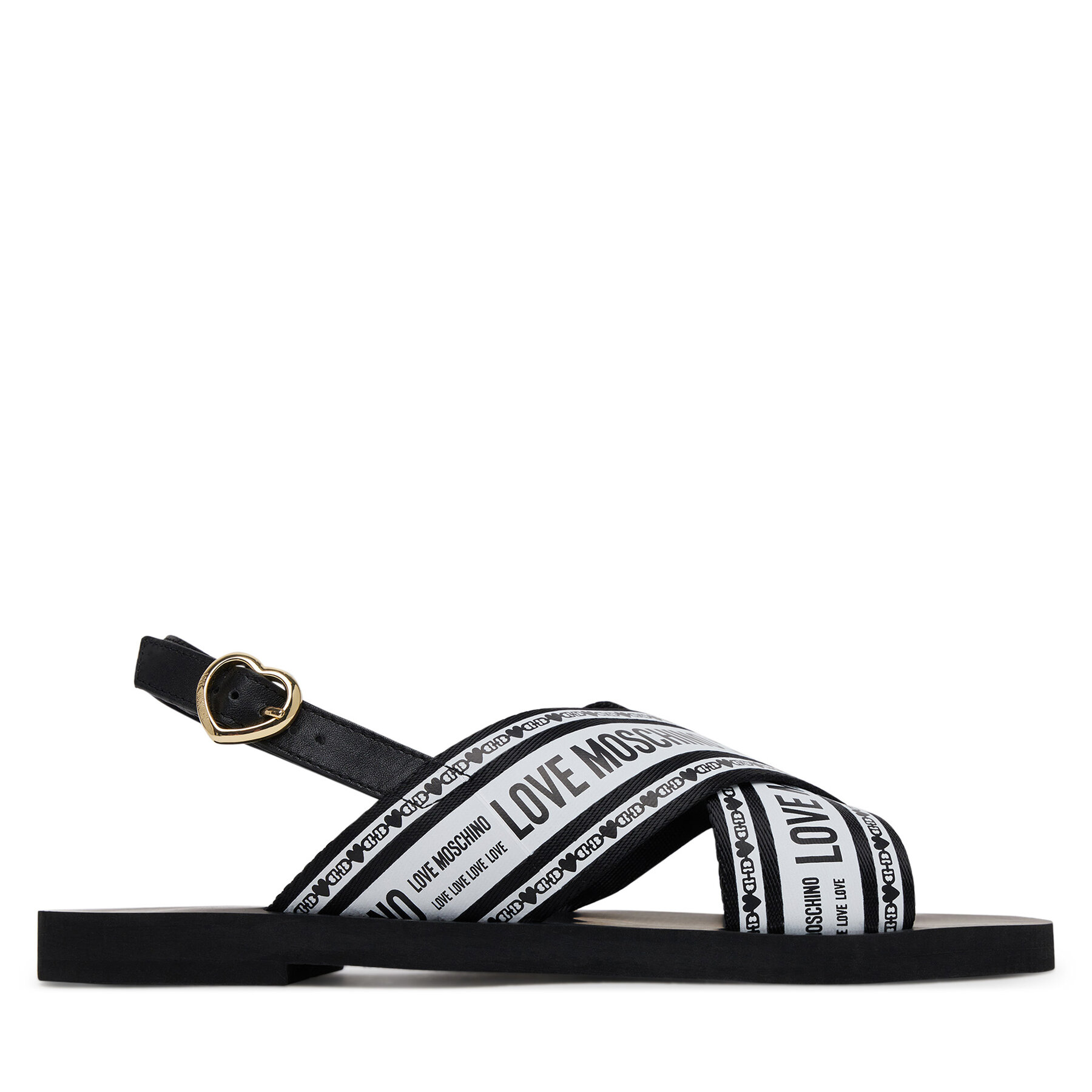 Szandál LOVE MOSCHINO San Lod Micro20 JA16142G0MIX200A Fekete