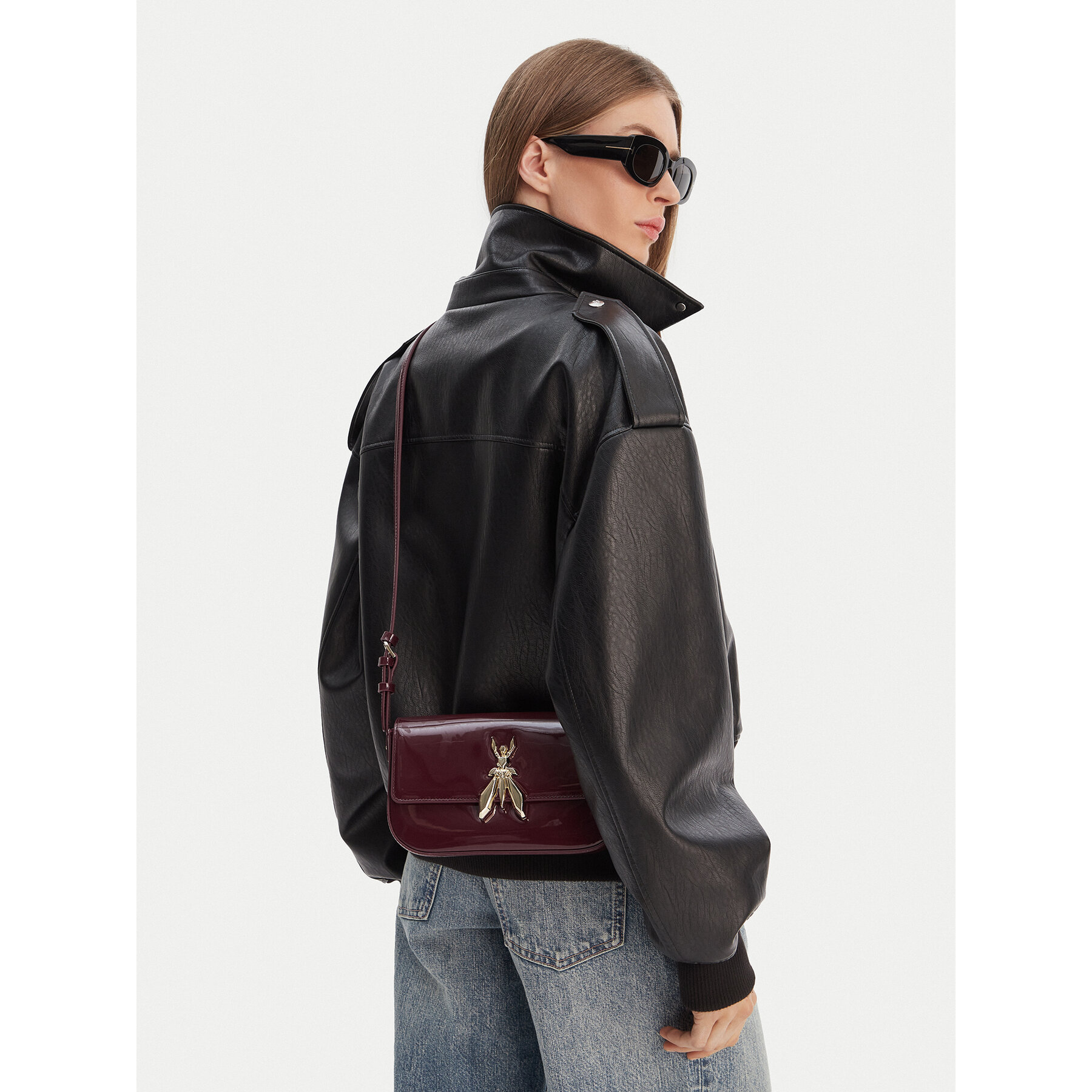 Τσάντα Patrizia Pepe 8B0231/L125 Καφέ