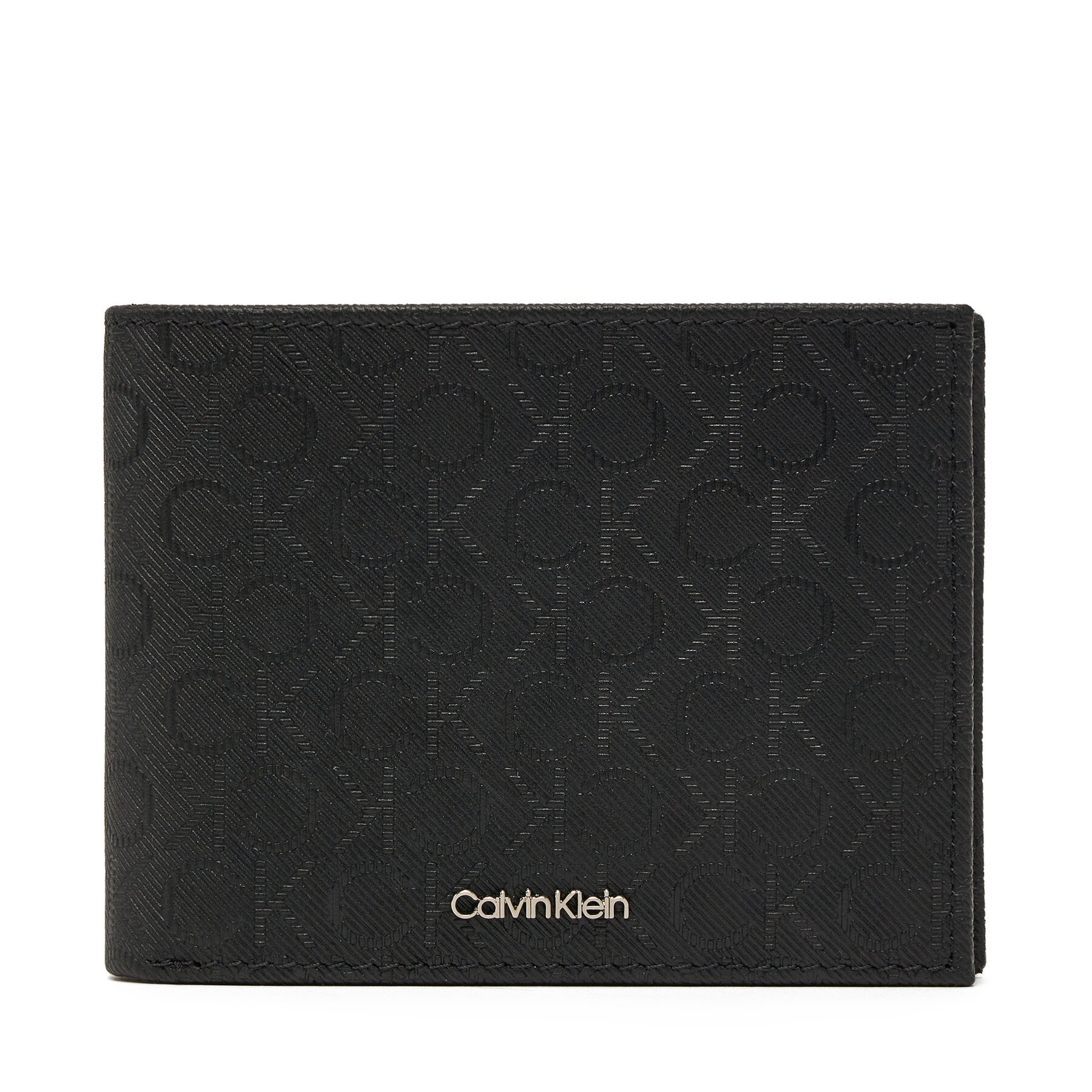 Große Herren Geldbörse Calvin Klein Ck Must Mono Bifold 5cc W/Coi K50K512703 Schwarz, Größe 00