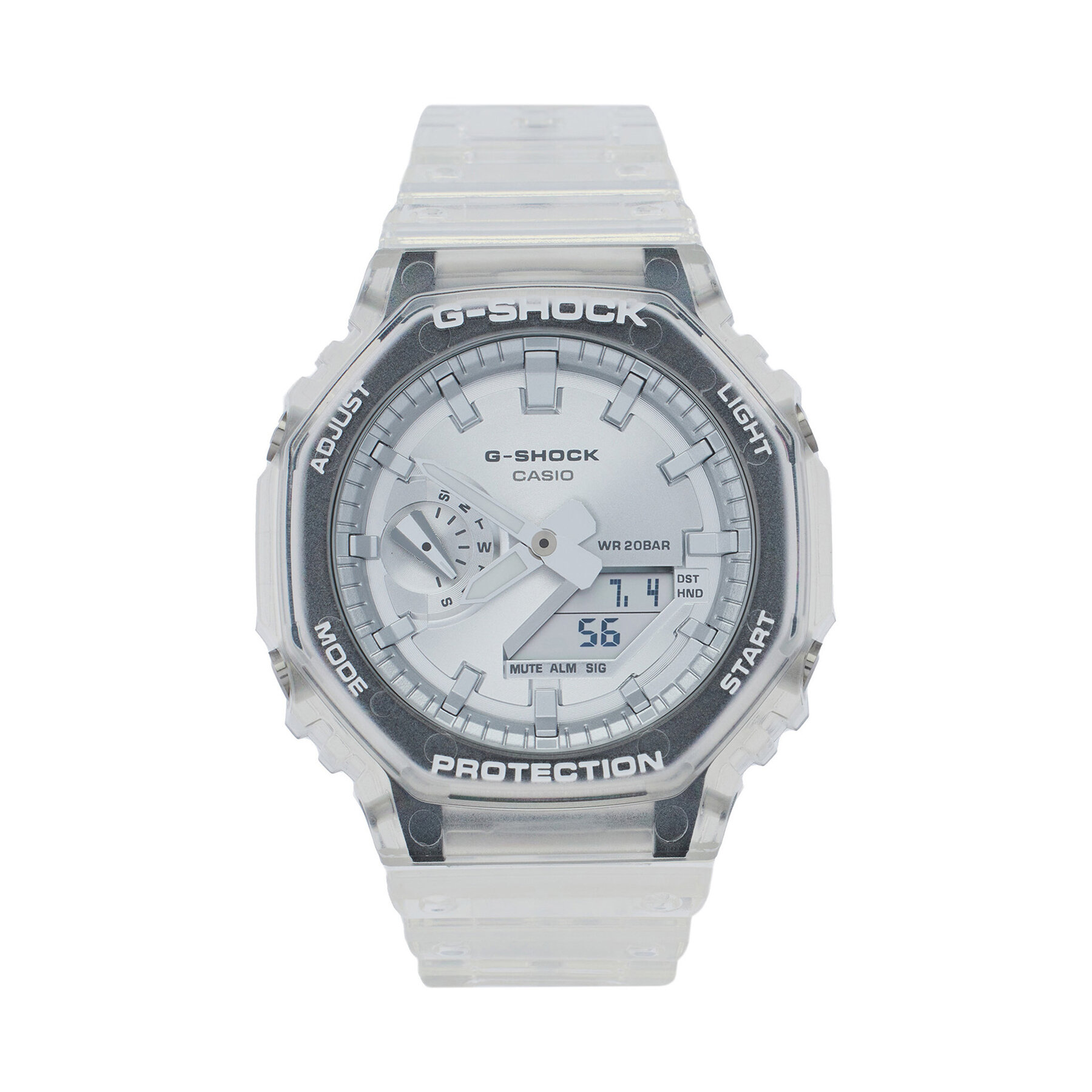 Ročna ura G-Shock GA-2100BM-7A8ER Transparentna