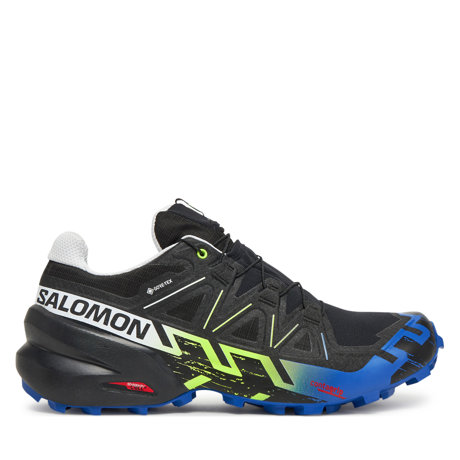 Scarpe running Salomon Speedcross 6 Gore-Tex Fan Fire L47832200 Nero