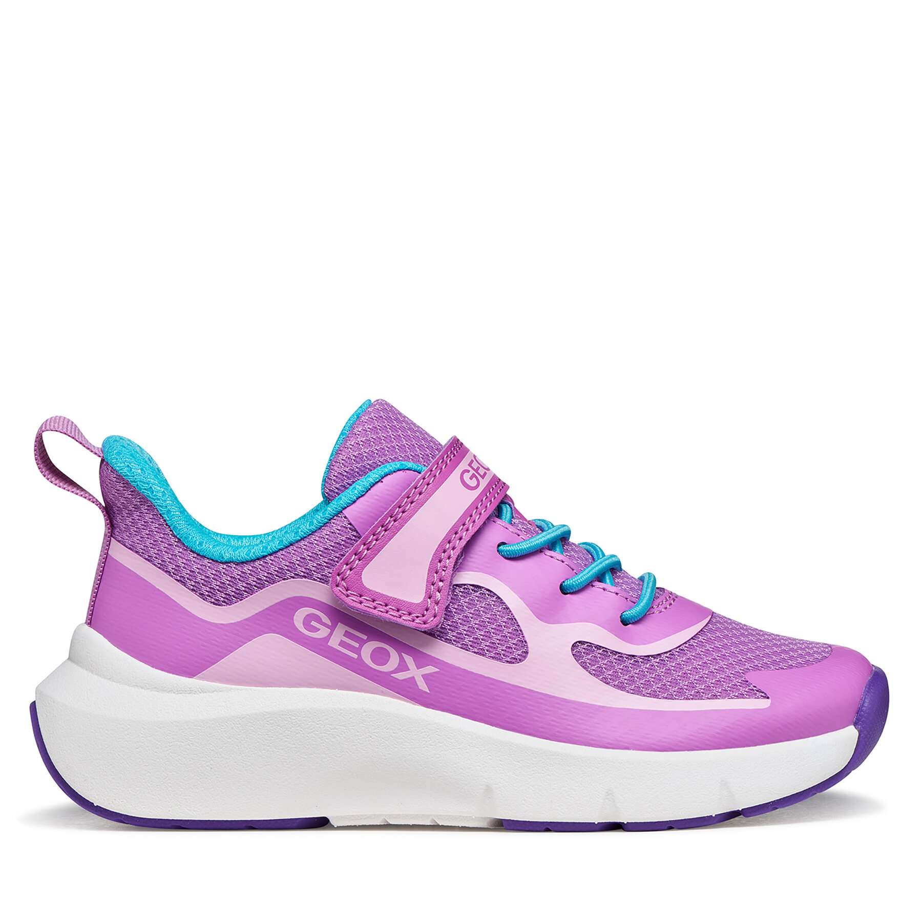 Sneakersy Geox J Pro-Ran Girl J65PAC 01454 C8329 D Ružová