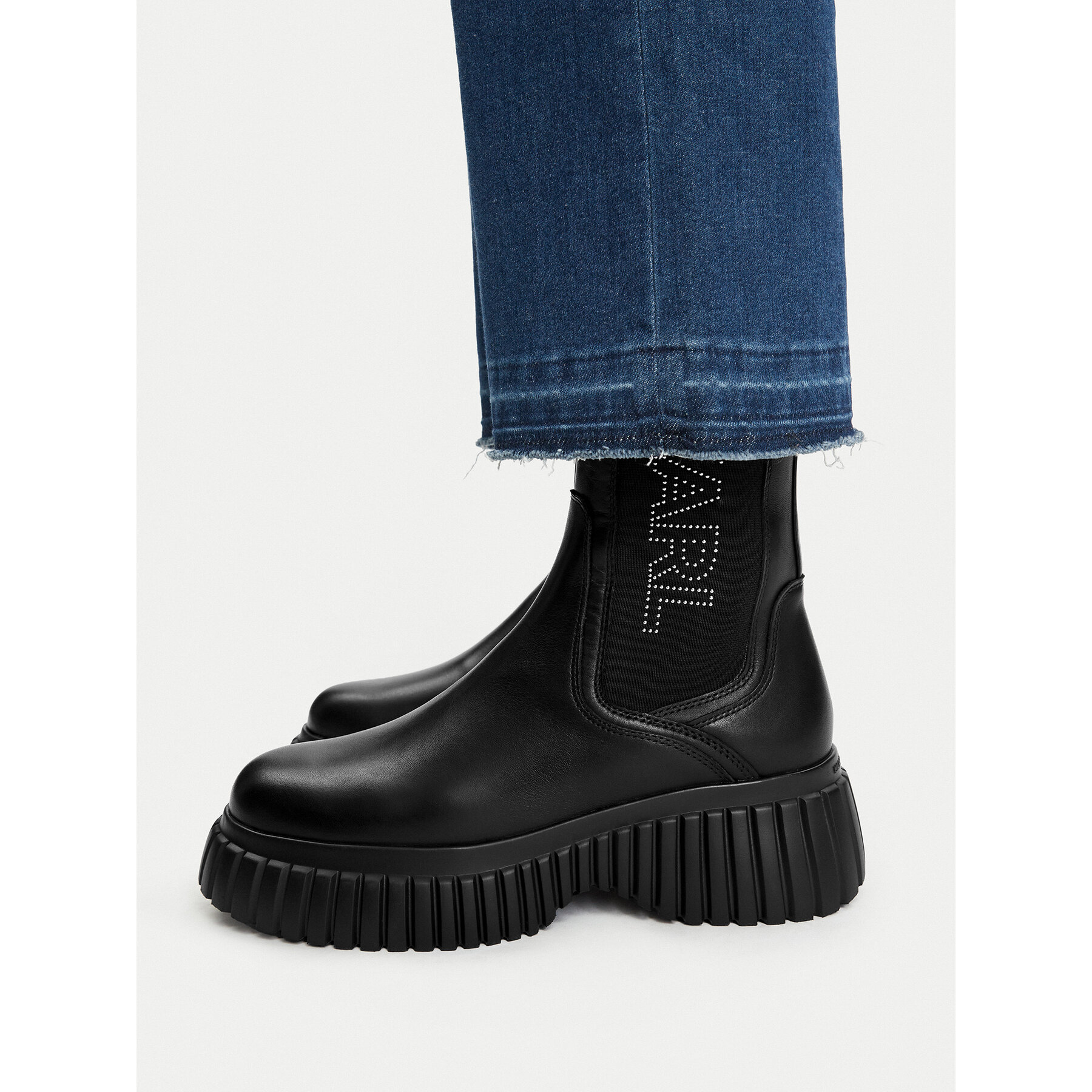 KARL LAGERFELD Μποτάκια KARL LAGERFELD Kreeper Wedge KL44460 Μαύρο