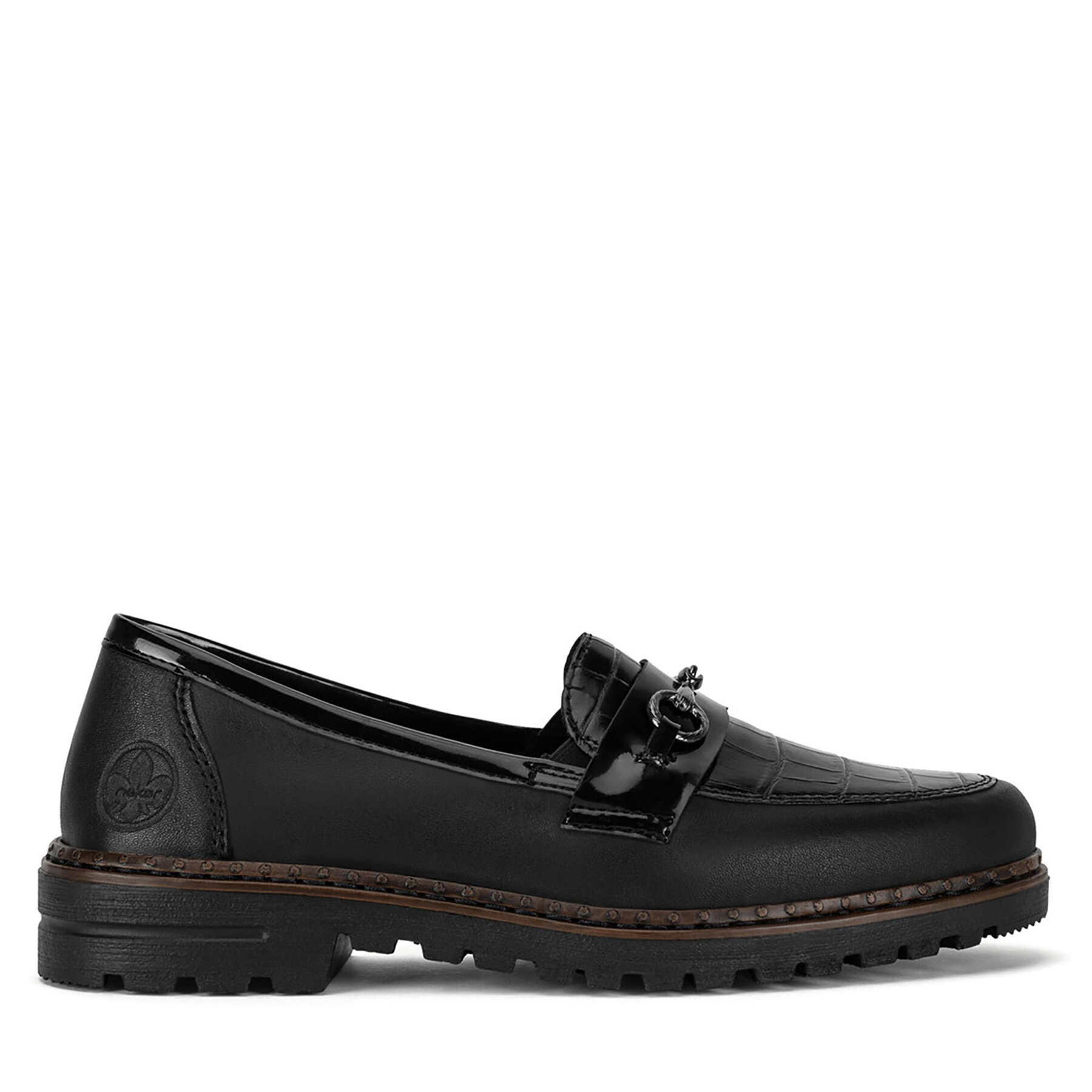 Rieker Dámske Loafers, Rozmer: 41, Čierna, 54862-01