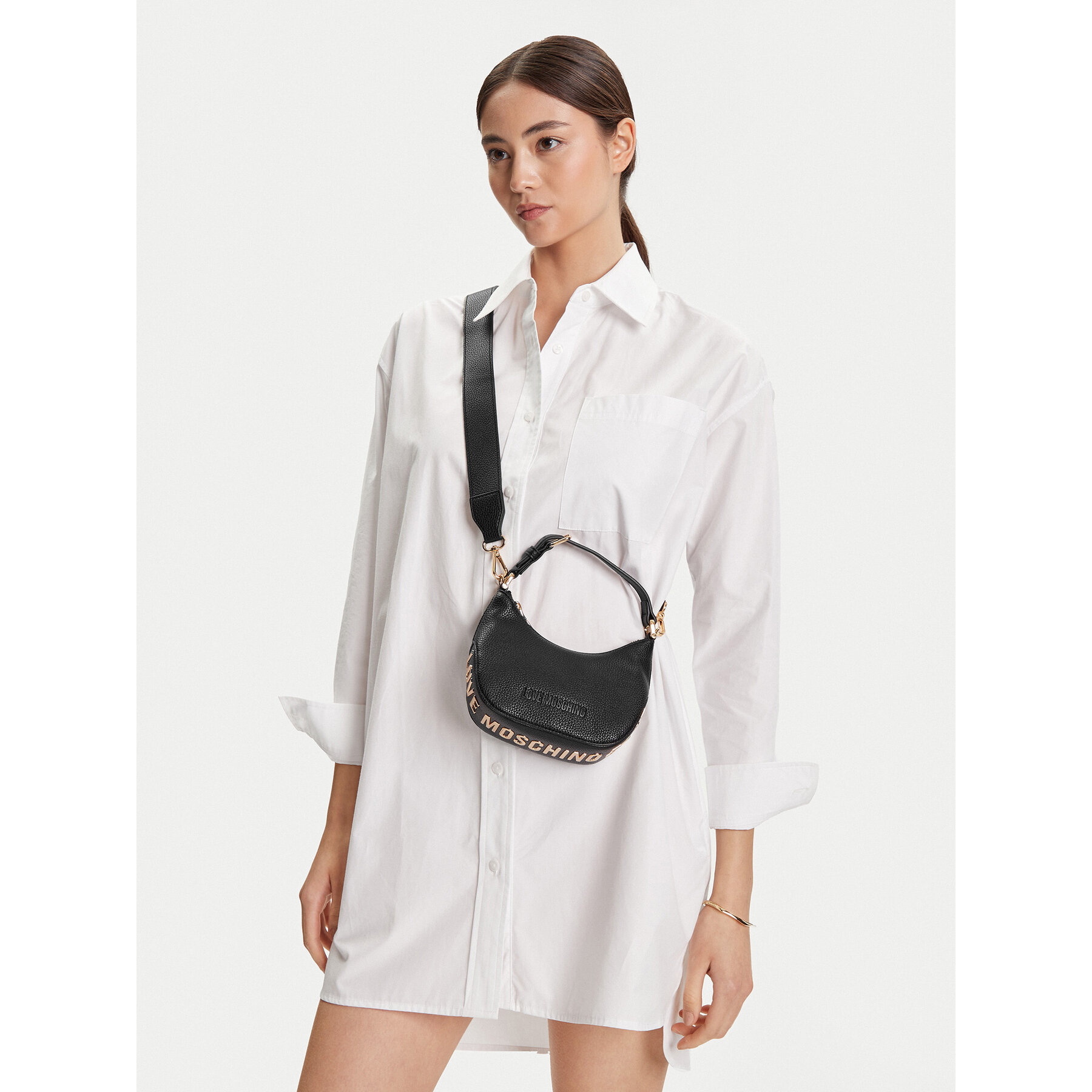 Geantă LOVE MOSCHINO JC4019PP1NLT0000 Negru