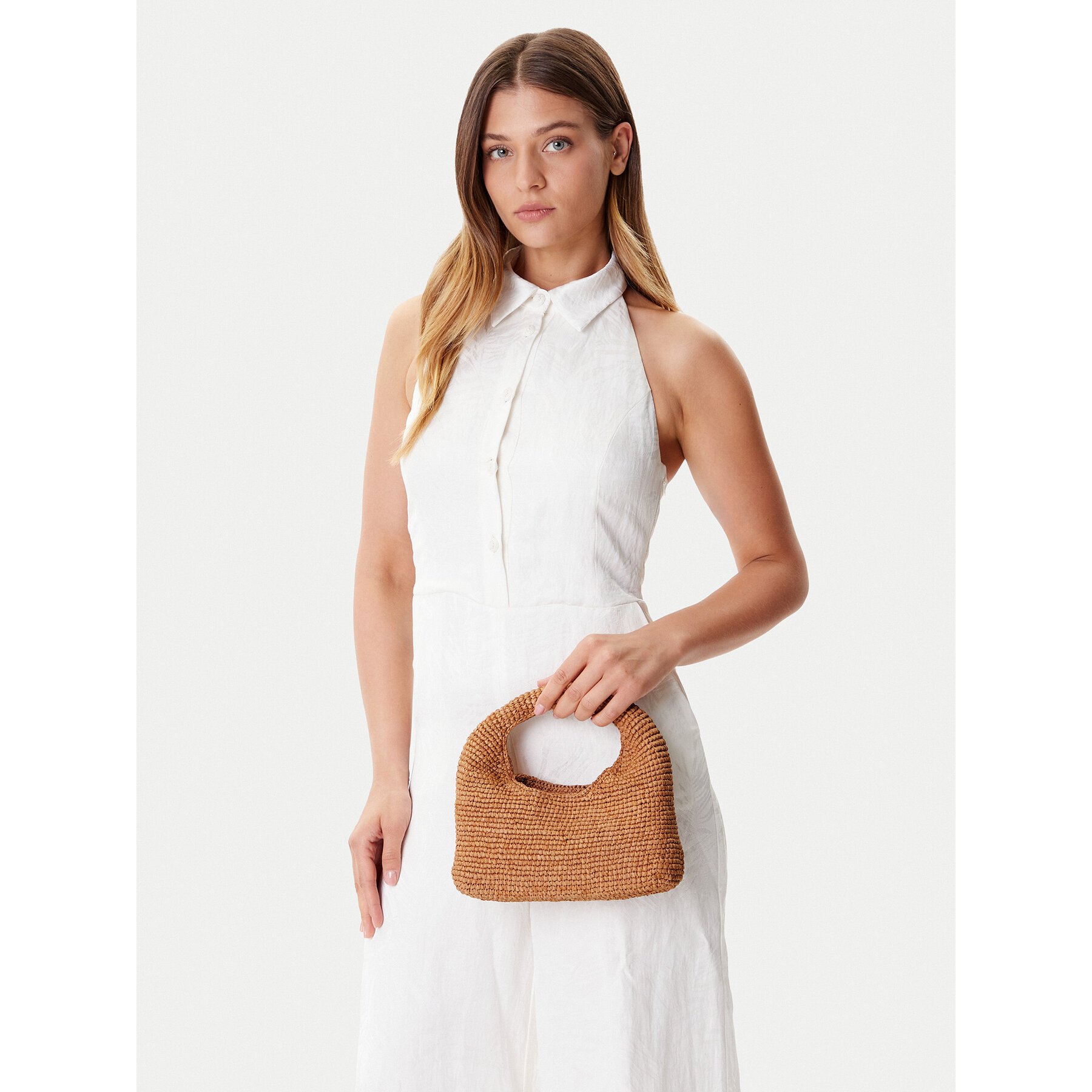 Geantă Manebi Halfmoon Bag V 2.2 DH Maro