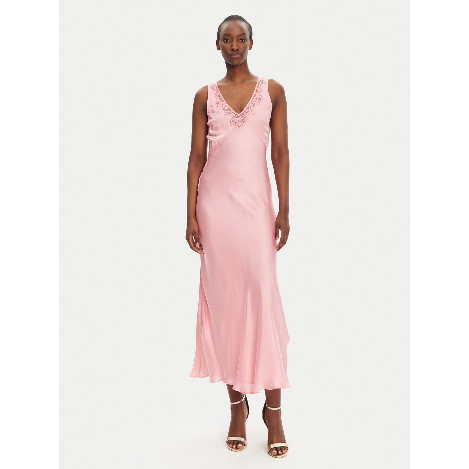 TWINSET Abendkleid 251TP2370 Orange Regular Fit