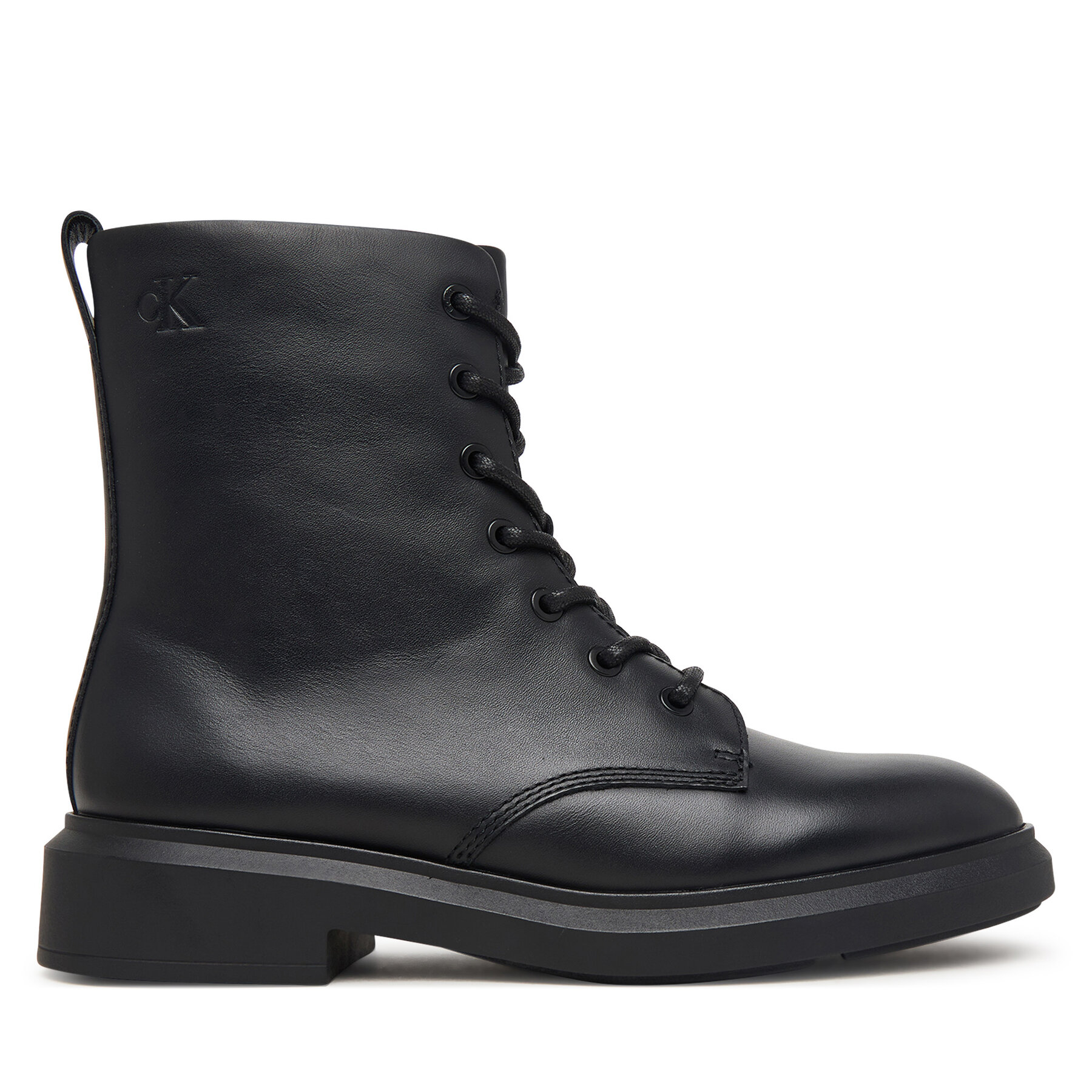 Зимни обувки Calvin Klein Sporty Boot Lace Up Lth HW0HW03188 Черен