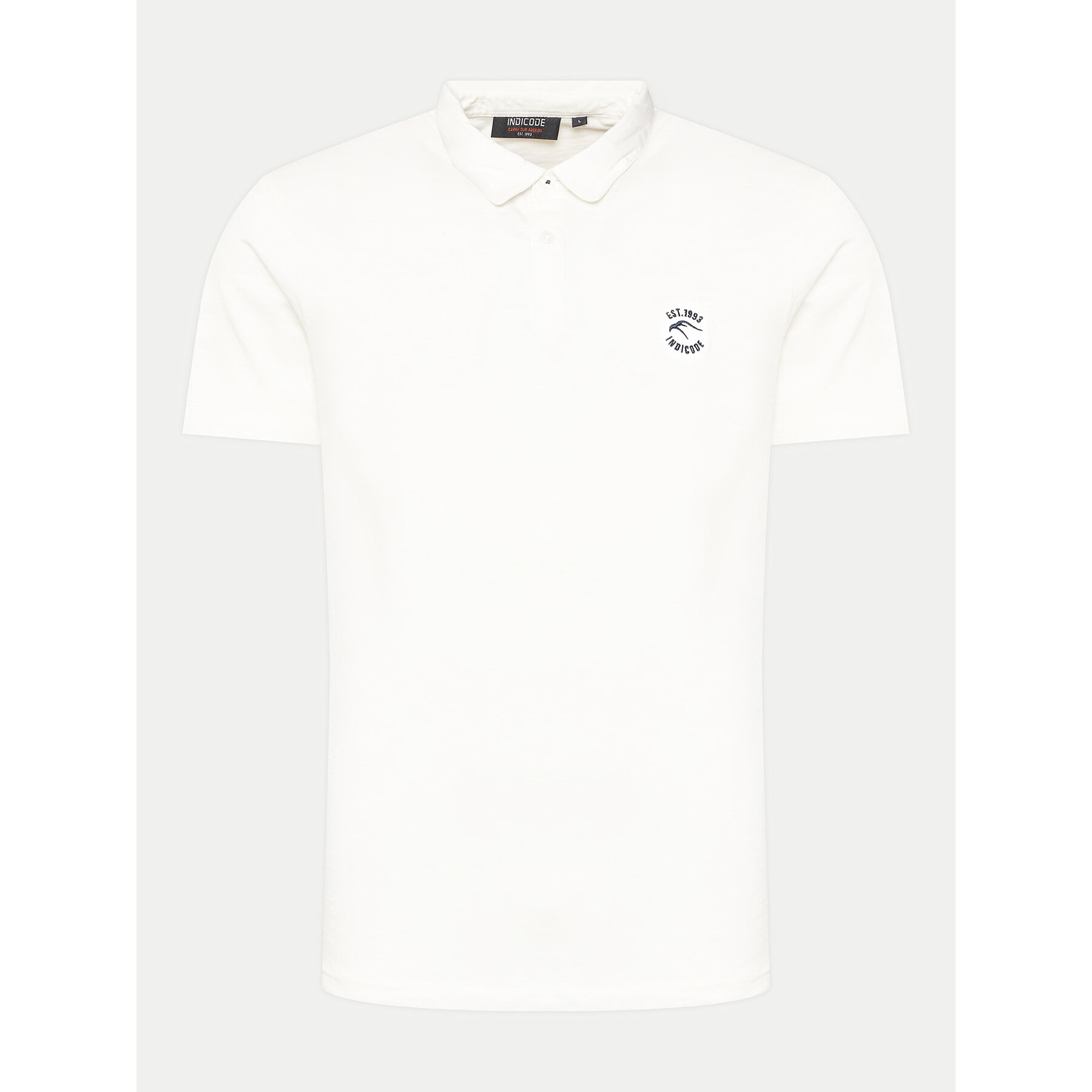 INDICODE Polo Kigan 41-039 Λευκό Regular Fit