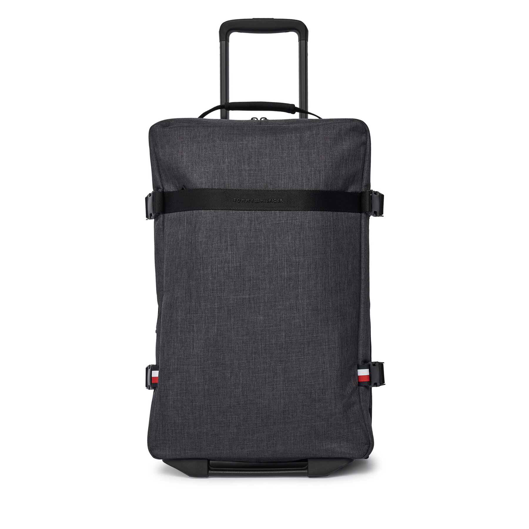 Kofer za kabinu Tommy Hilfiger Th Nylon Travel Soft AM0AM13554 Siva