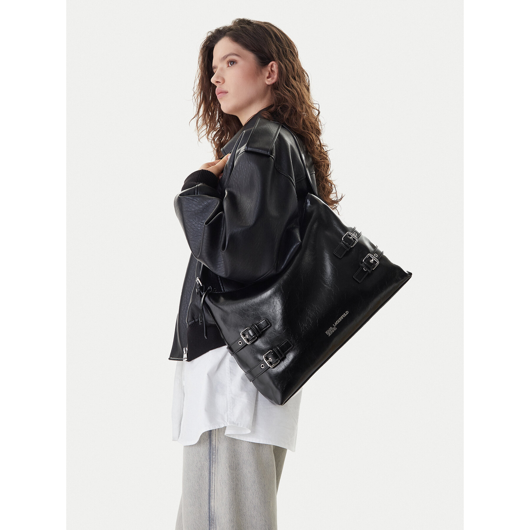 Borsetta Karl Lagerfeld Jeans B1W30154 Nero