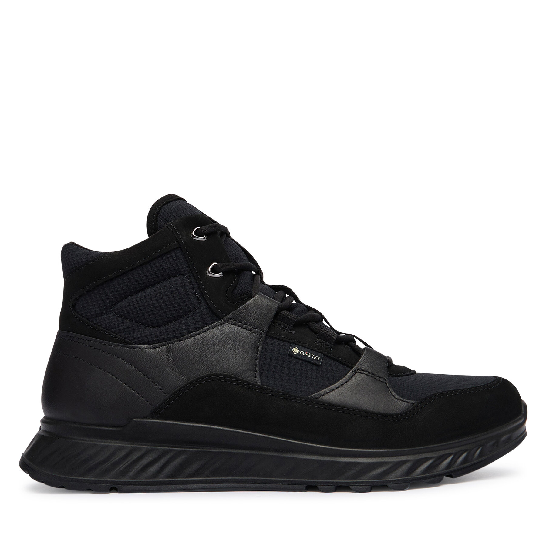 Šnurovacia obuv ECCO Exostride 83543351094 Čierna