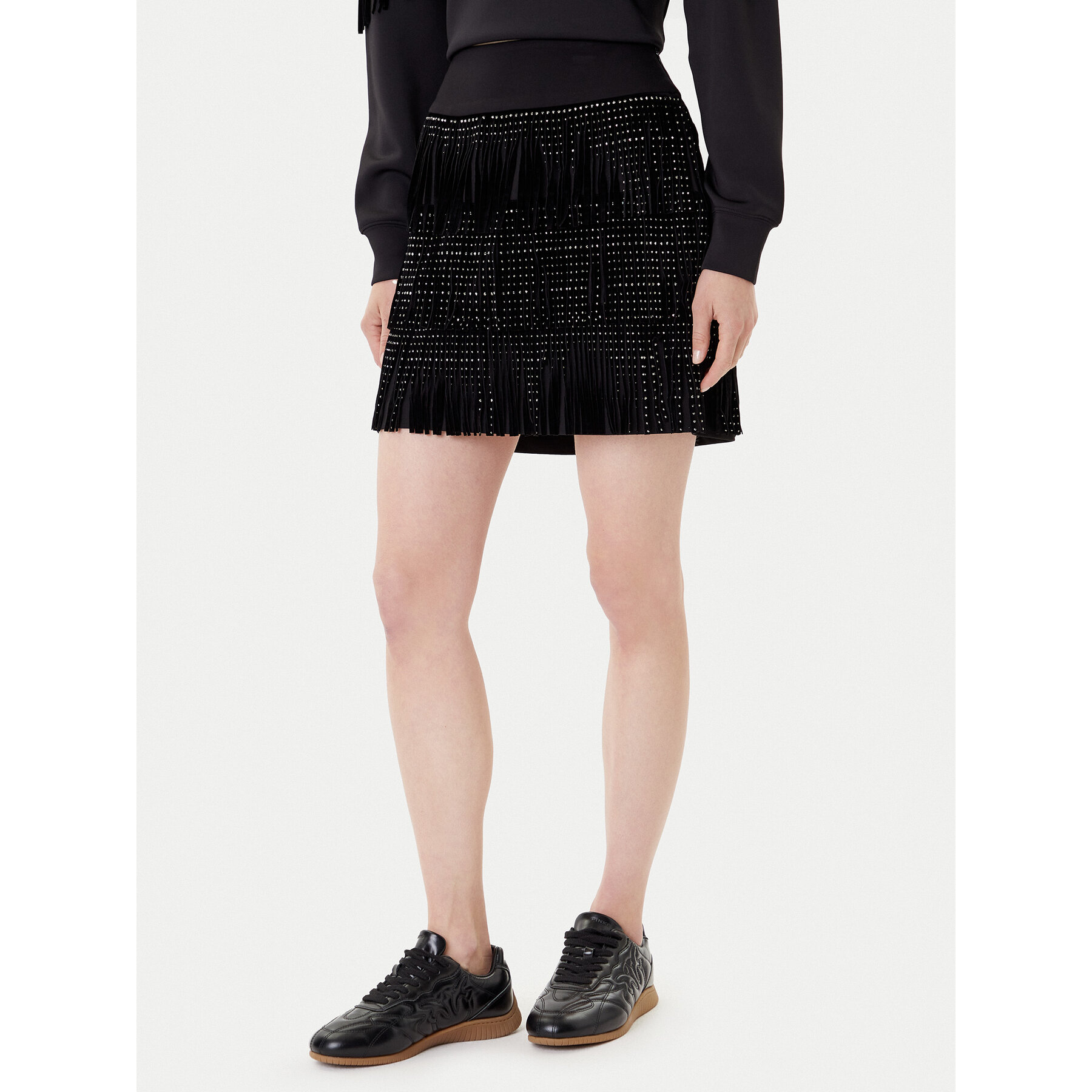 DKNY Minirock P53N6C59 Schwarz Regular Fit