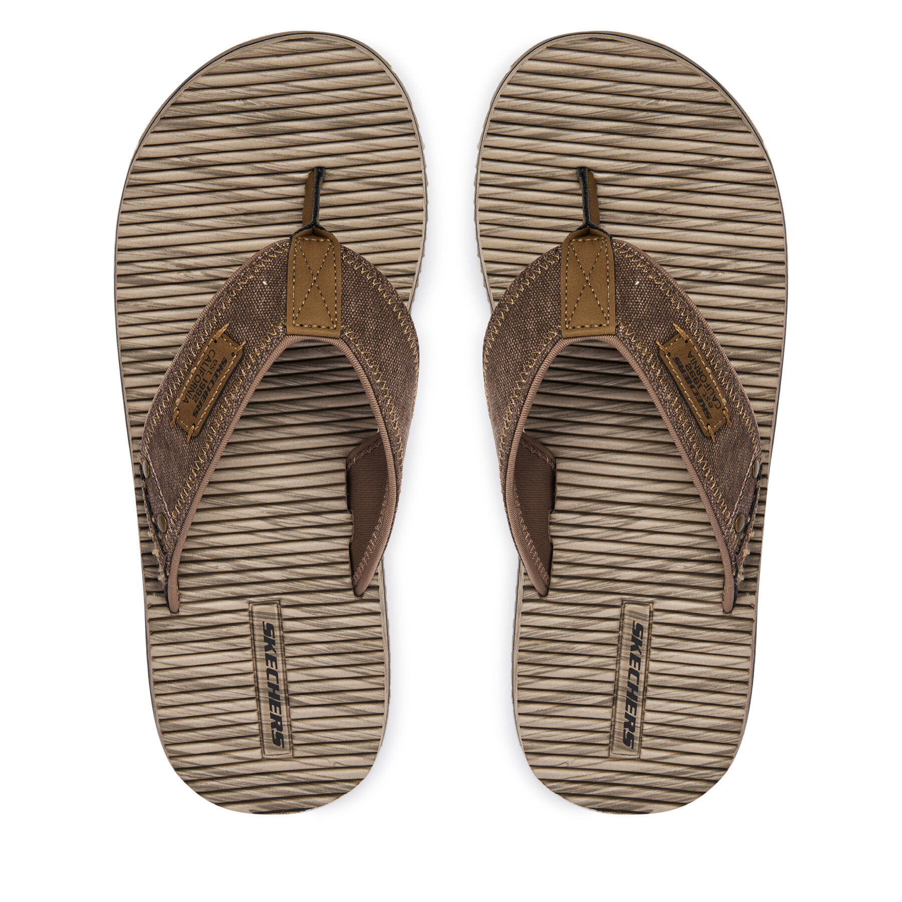 Σαγιονάρες Skechers Quill - Seaside 205719/BRN Καφέ