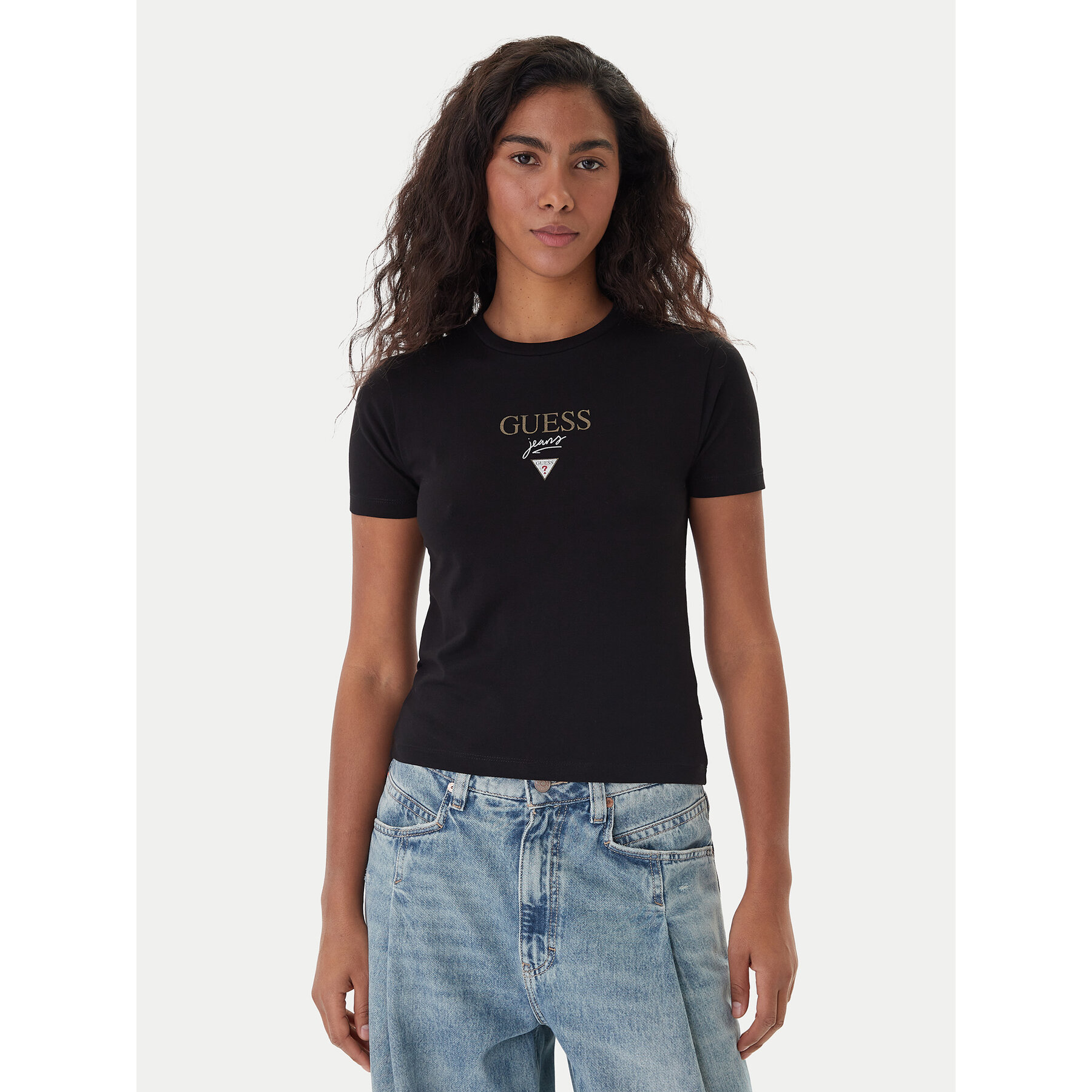 Guess Jeans T-shirt 180328 Nero Classic Fit