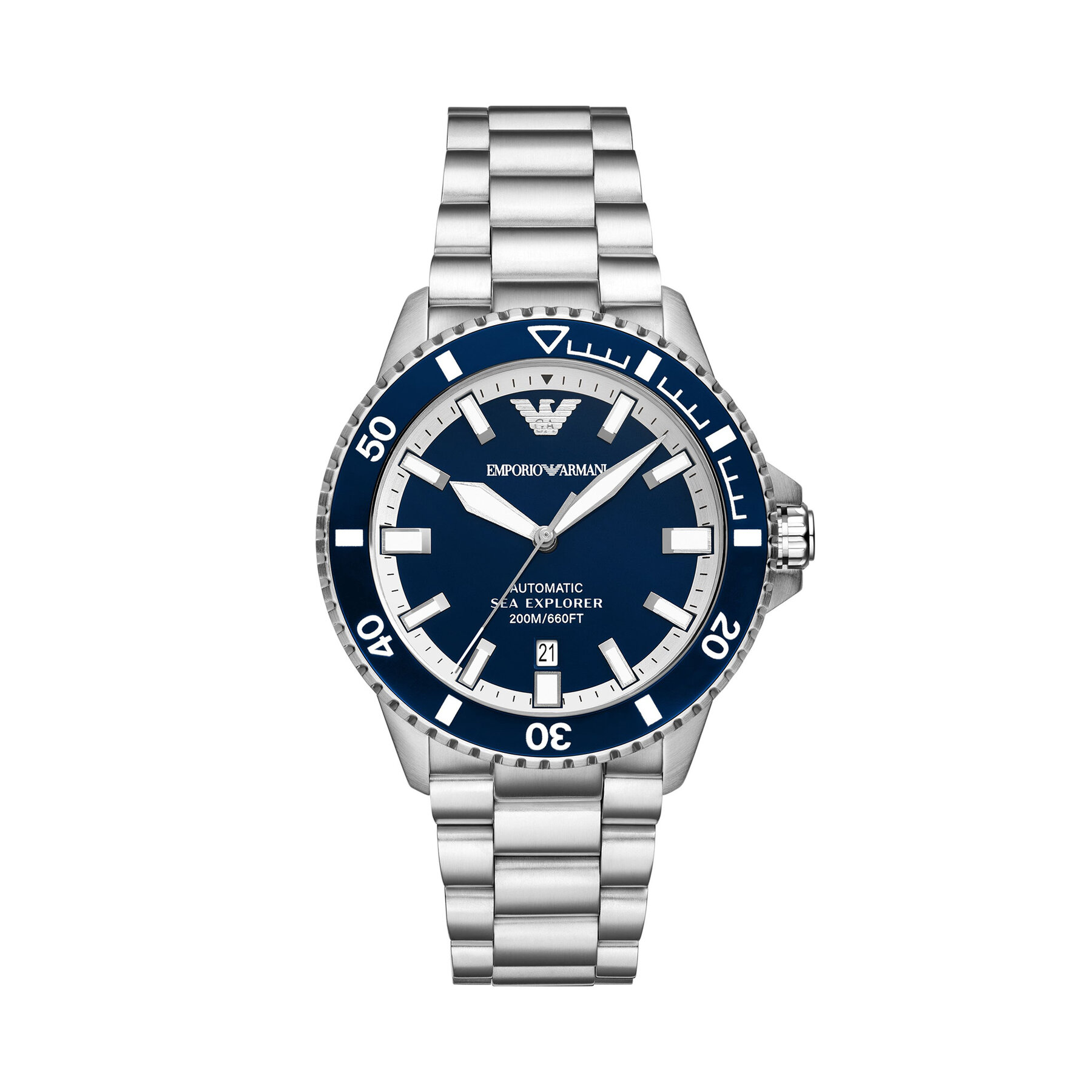 Laikrodis Emporio Armani Sea Explorer AR60079 Sidabrinė