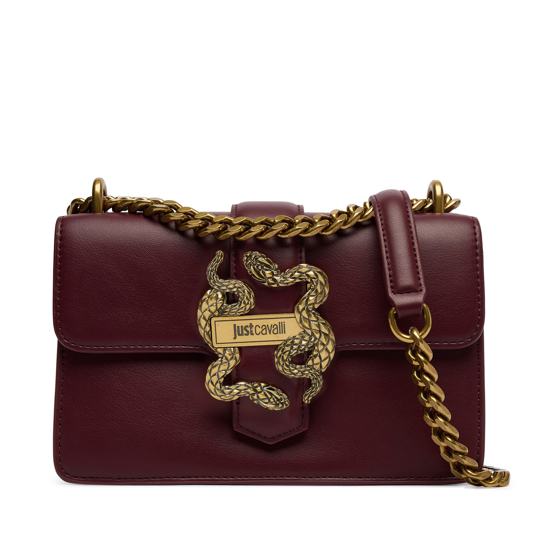 Дамска чанта Just Cavalli 81RA4BAF ZSA89 Тъмночервен