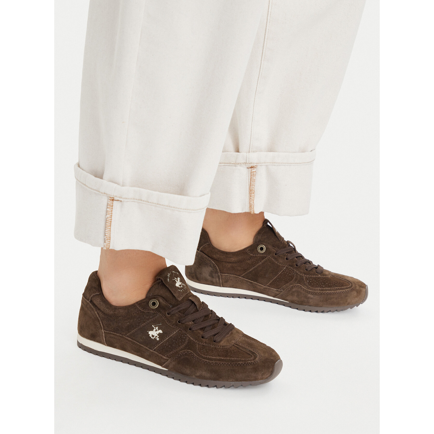 Sneakersy Beverly Hills Polo Club EO-WP40-FC-250104YX Hnedá