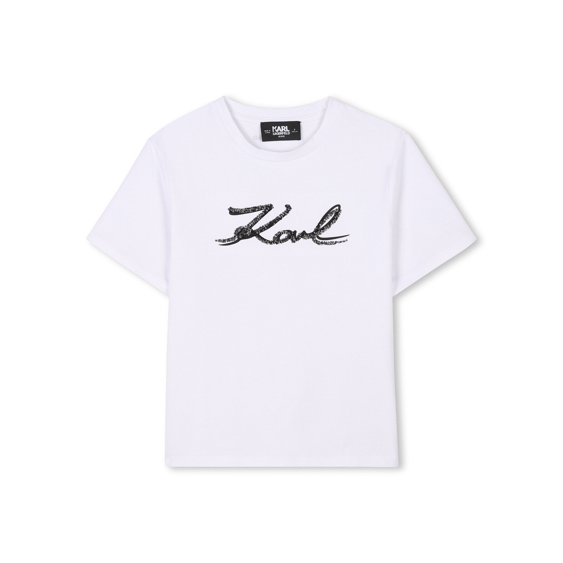 Karl Lagerfeld Kids T-Shirt Z30485 D Λευκό Regular Fit