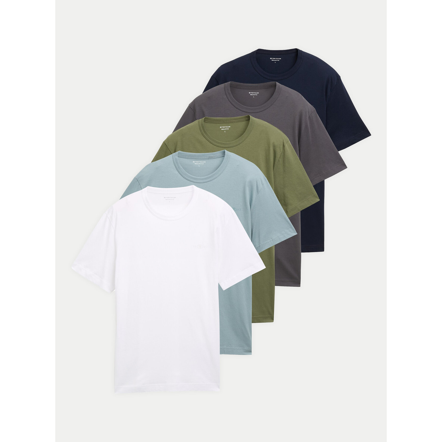Tom Tailor Set di t-shirt 1047052 Multicolore Regular Fit