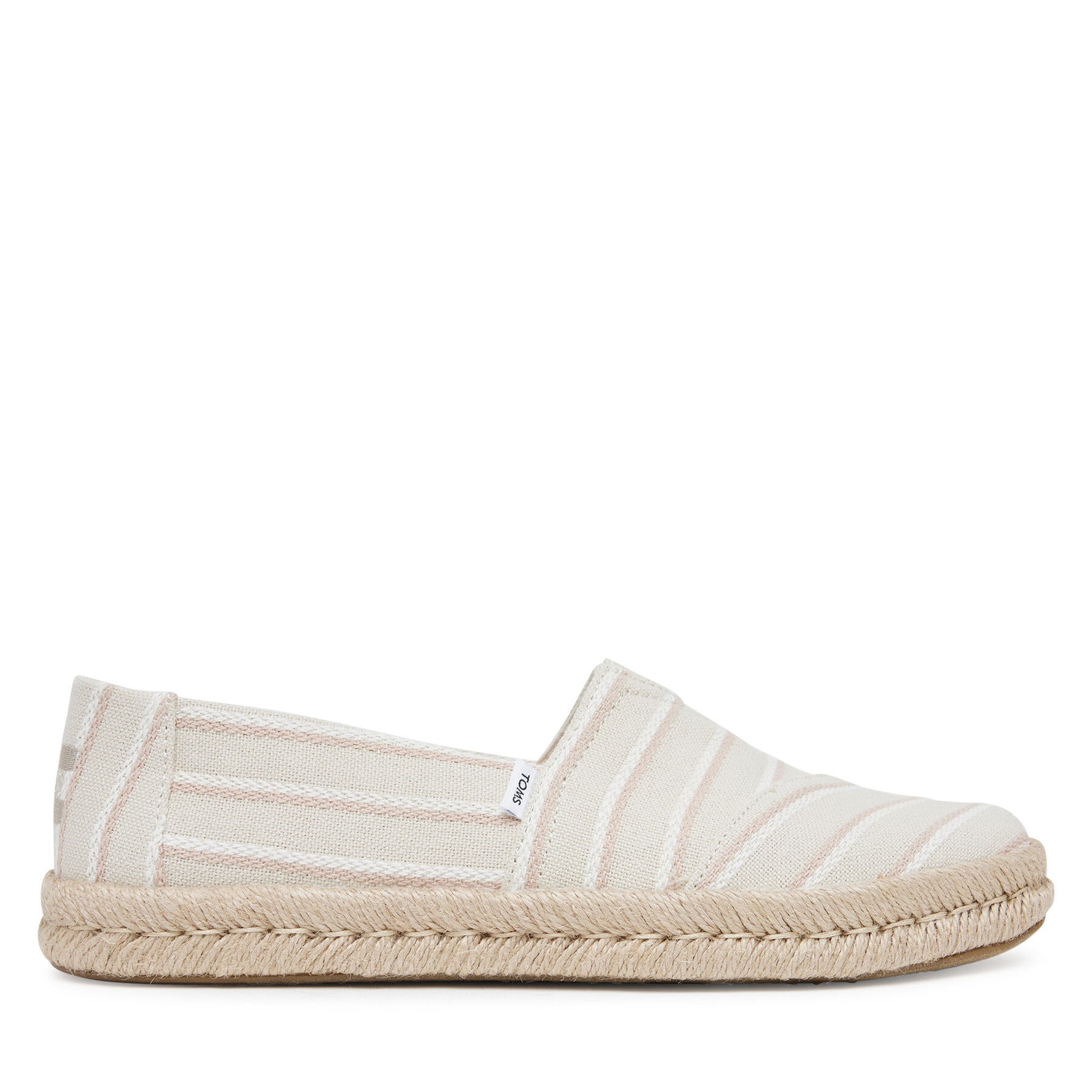 Toms Dámske Espadrilky, Rozmer: 39, Béžová, Natural Woven Stripes 10021816