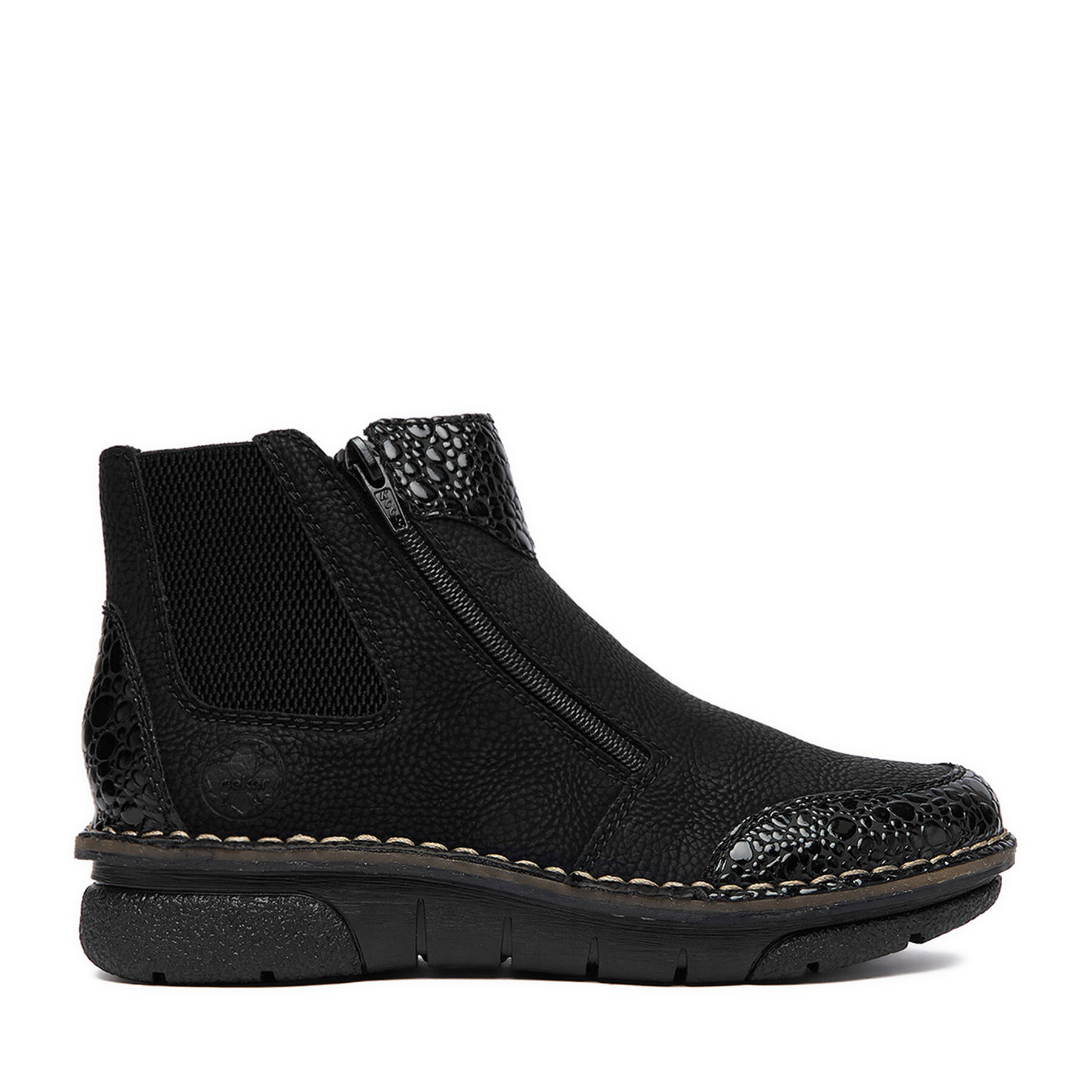 Členková obuv Rieker 73355-00 Čierna