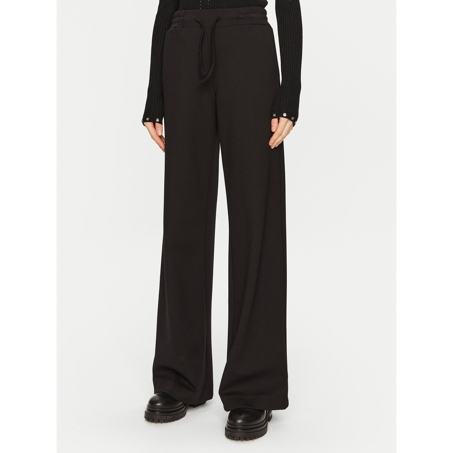 ACCESS FASHION Stoffhose 44-5114-749 Schwarz Wide Leg