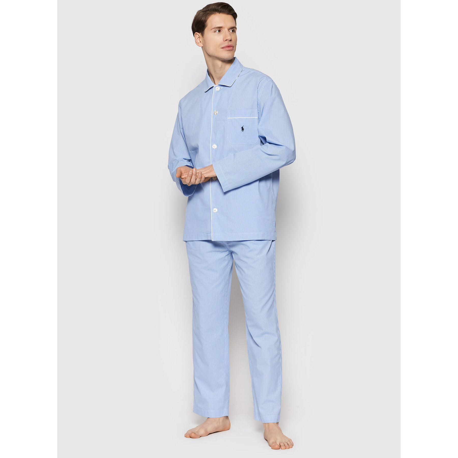 Polo Ralph Lauren Polo Ralph Lauren Πιτζάμα 714514095001 Γαλάζιο Regular Fit