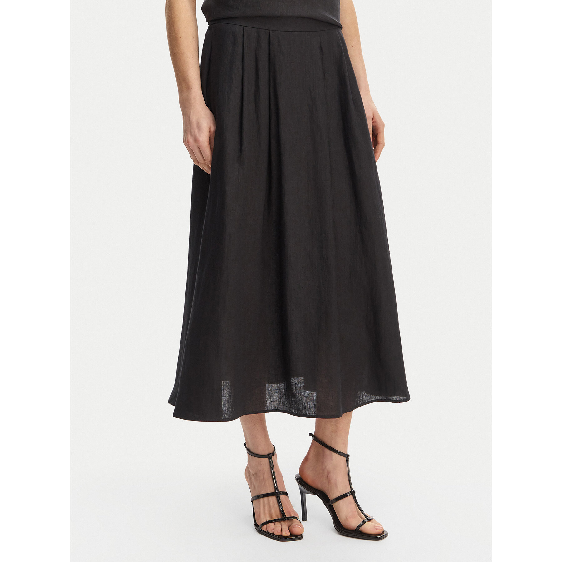 Marella Trapezförmiger Rock Emme by Marella Biada 2615101082 Schwarz Regular Fit