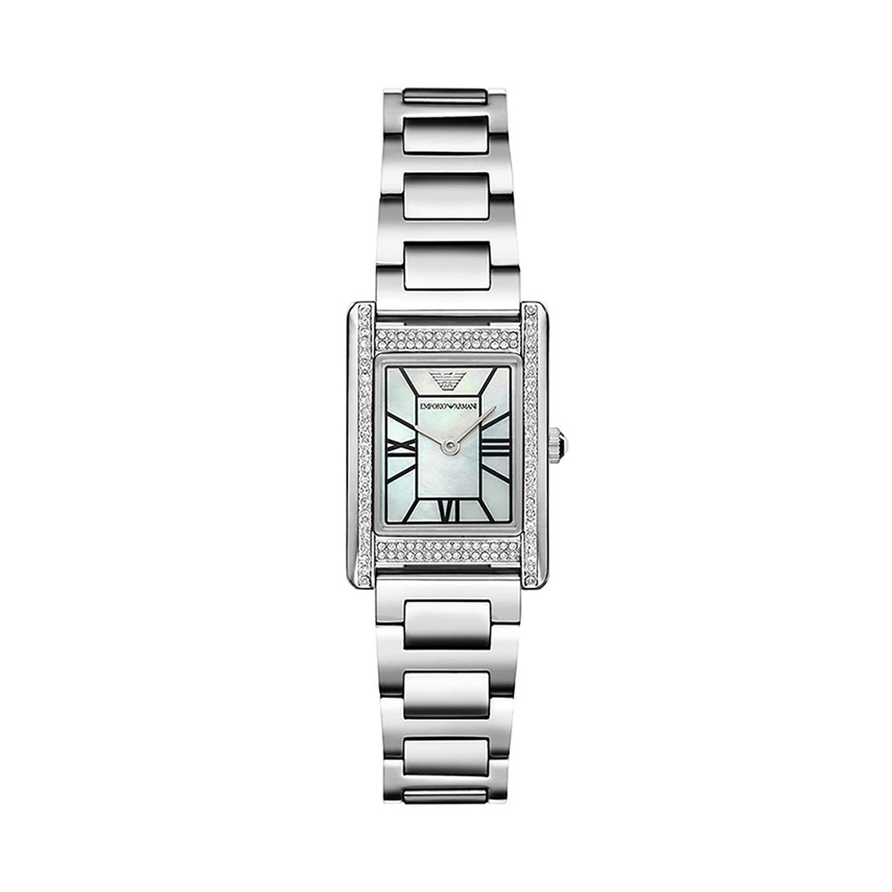 Ročna ura Emporio Armani Genni AR11625 Srebrna