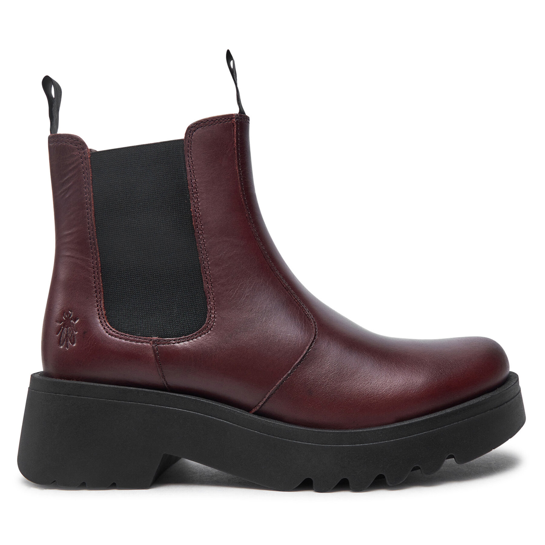 Botines Chelsea Fly London Medifly P144789011 Guinda/burdeos