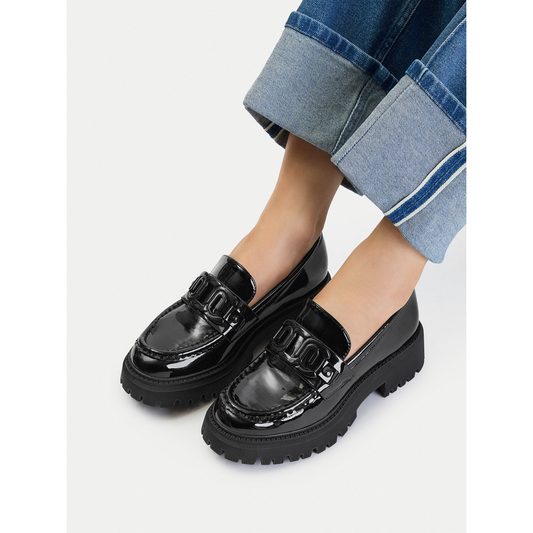 Loafers DeeZee WS5875-32 Čierna
