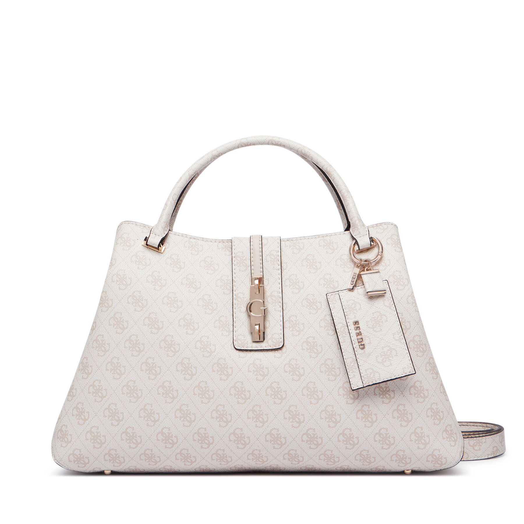 Geantă Guess Yvonne Logo HWSG23 78220 Crem