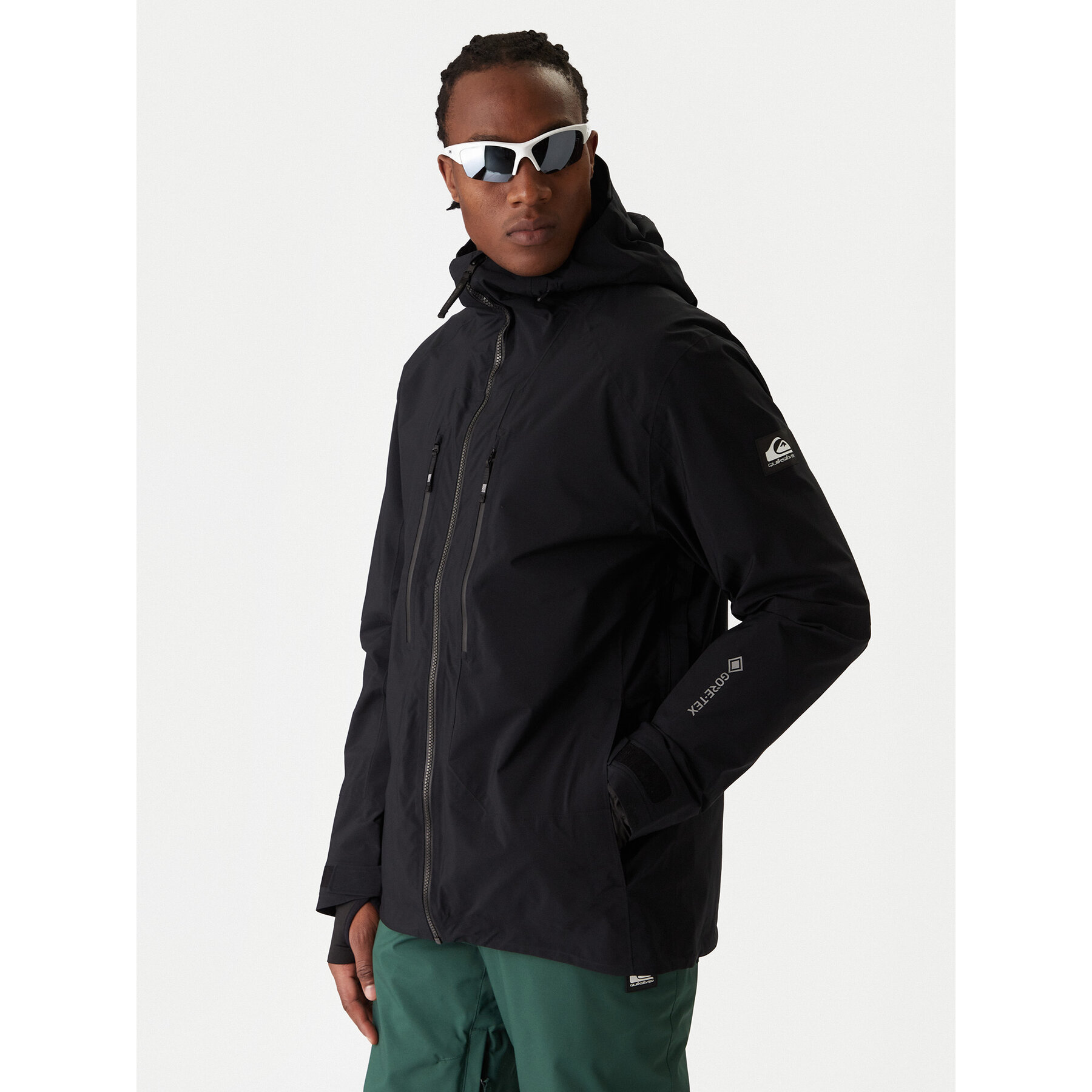 Quiksilver Snowboardjacke Pro Path Stretch Goretex Jk EQYTJ03508 Schwarz Modern Fit