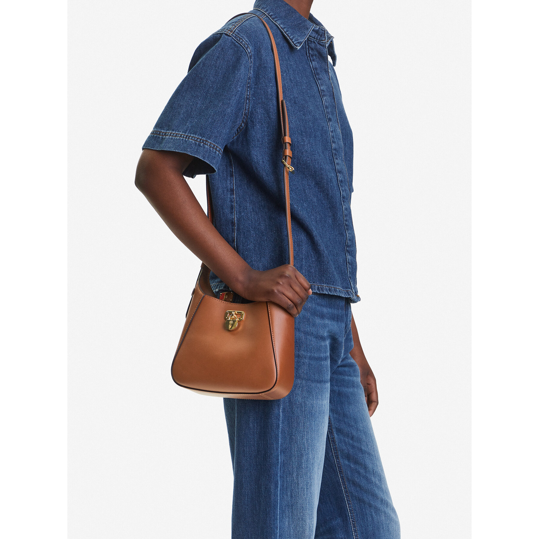Torbica LAUREN RALPH LAUREN 431966750002 Smeđa