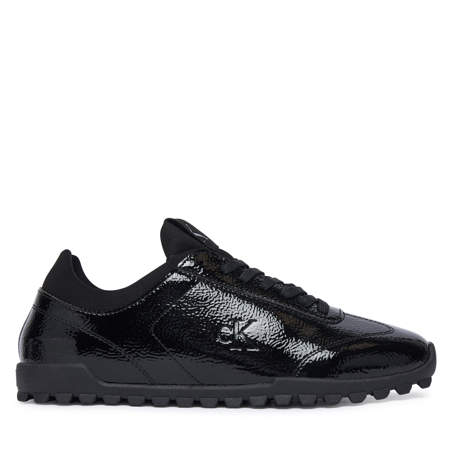Superge Calvin Klein Low Profile Run Mg Pol Mix Mat HW0HW03284 Črna