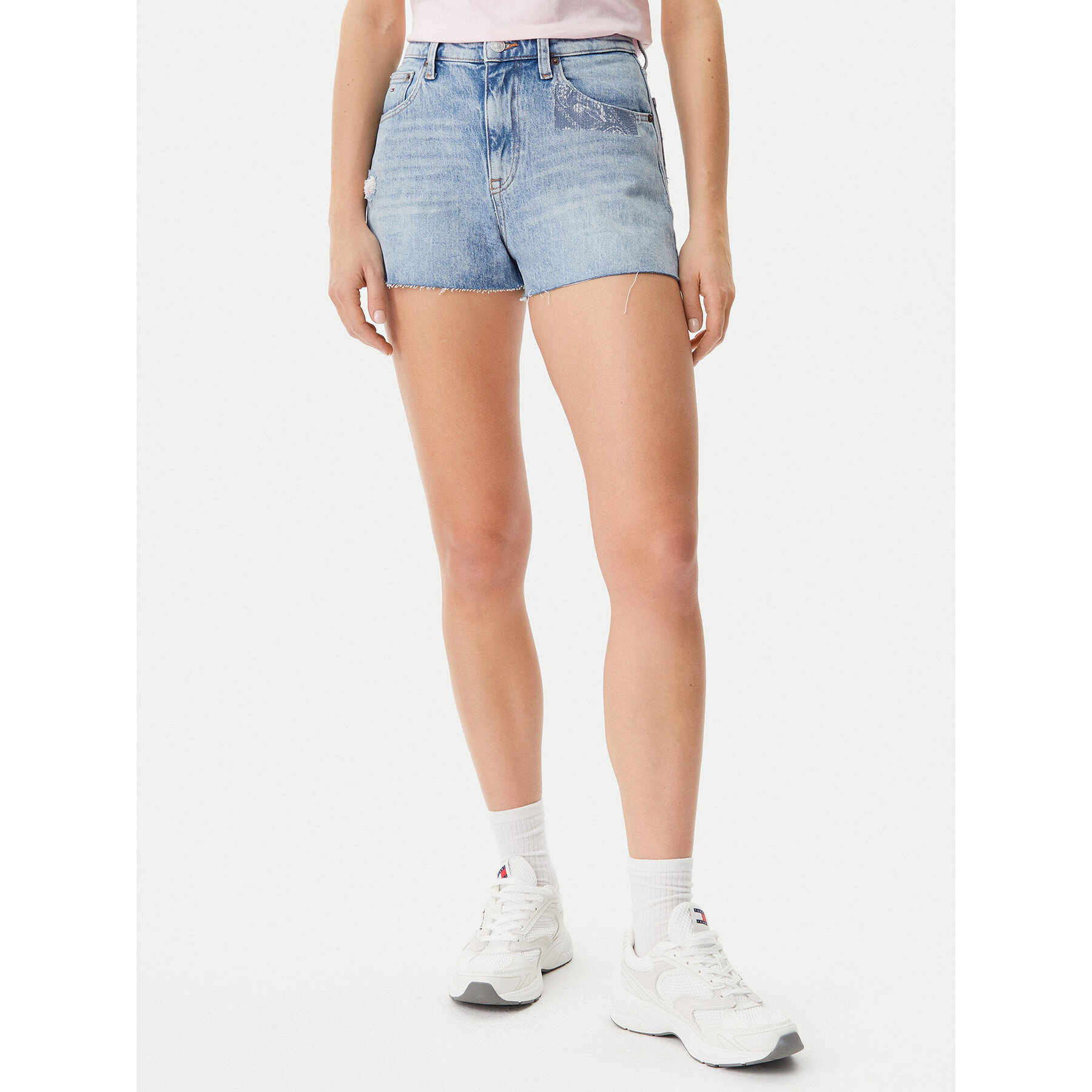 Tommy Jeans Jeansshorts DW0DW20087 Blau Slim Fit