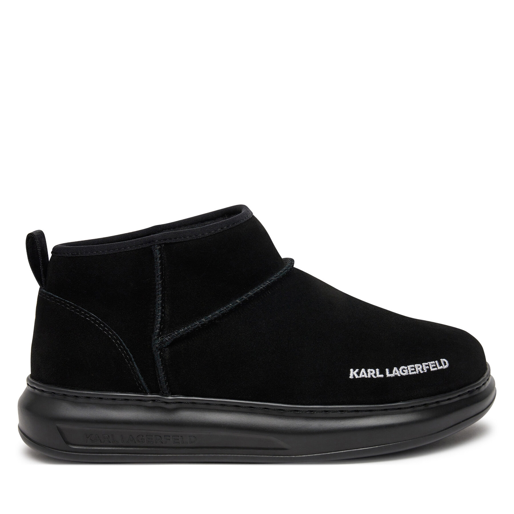 Členková obuv KARL LAGERFELD KL44522 Čierna