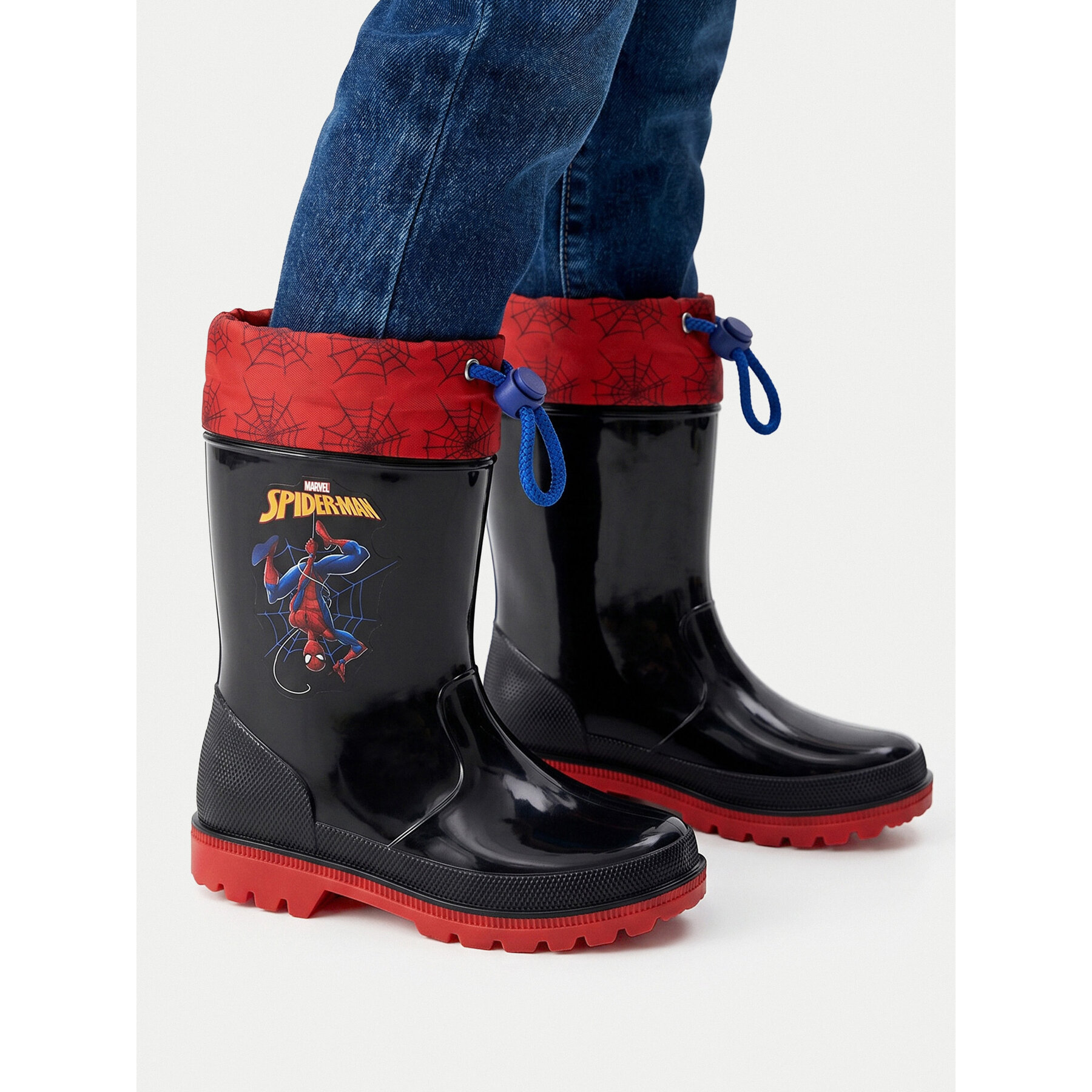 Gumene čizme Spiderman Ultimate CEO-NJ-AW26-313SPRMV Crna