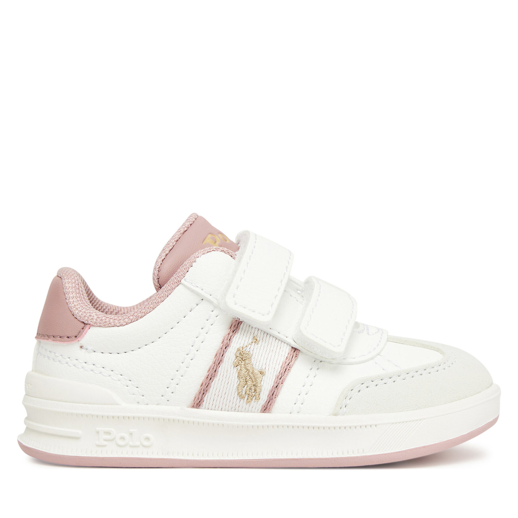 Sneakersy Polo Ralph Lauren Heritage Court III T-Toe Ez RL03360101 Biela