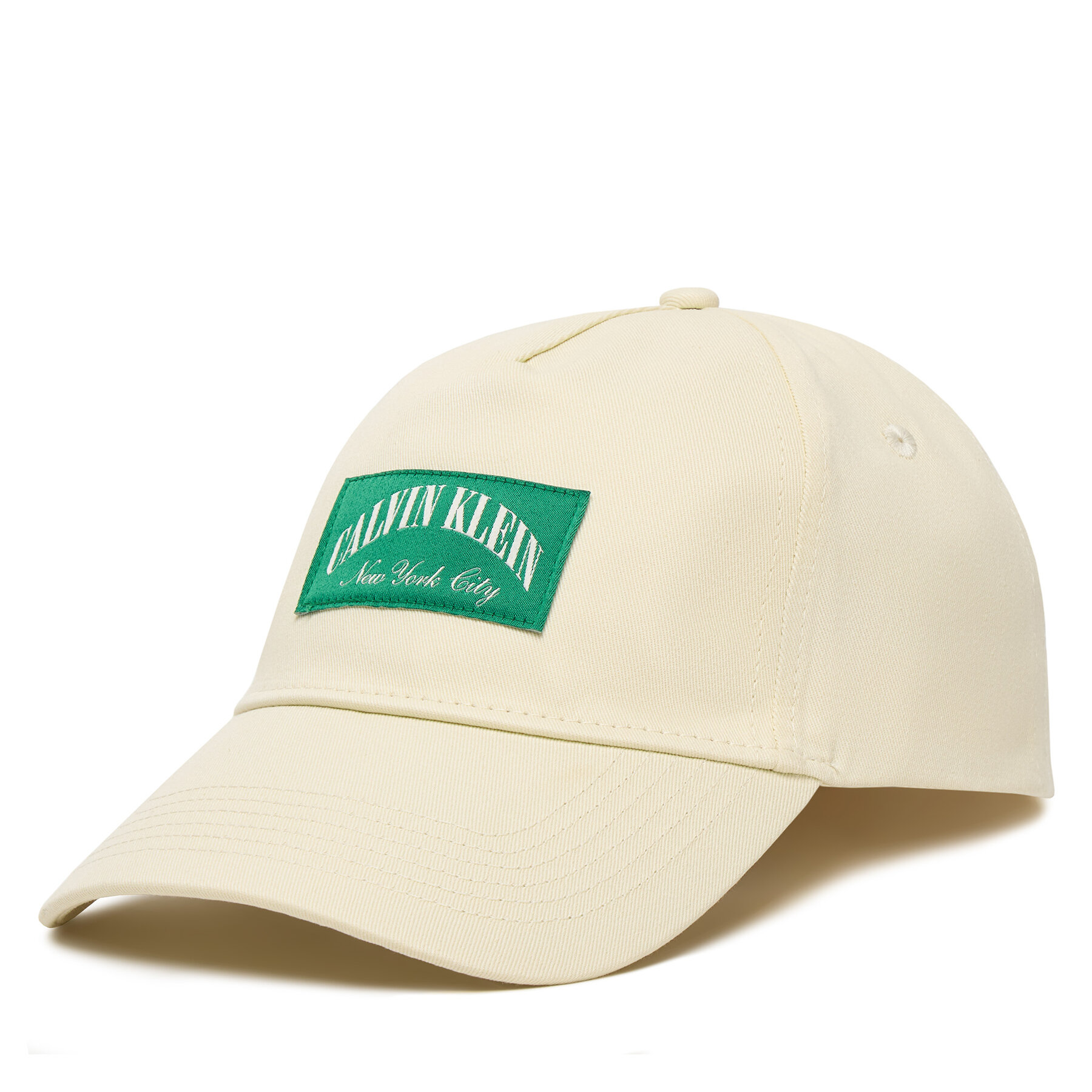 Kapa s šiltom Calvin Klein Heritage Crest Patch Cap LV04D5103G Bež